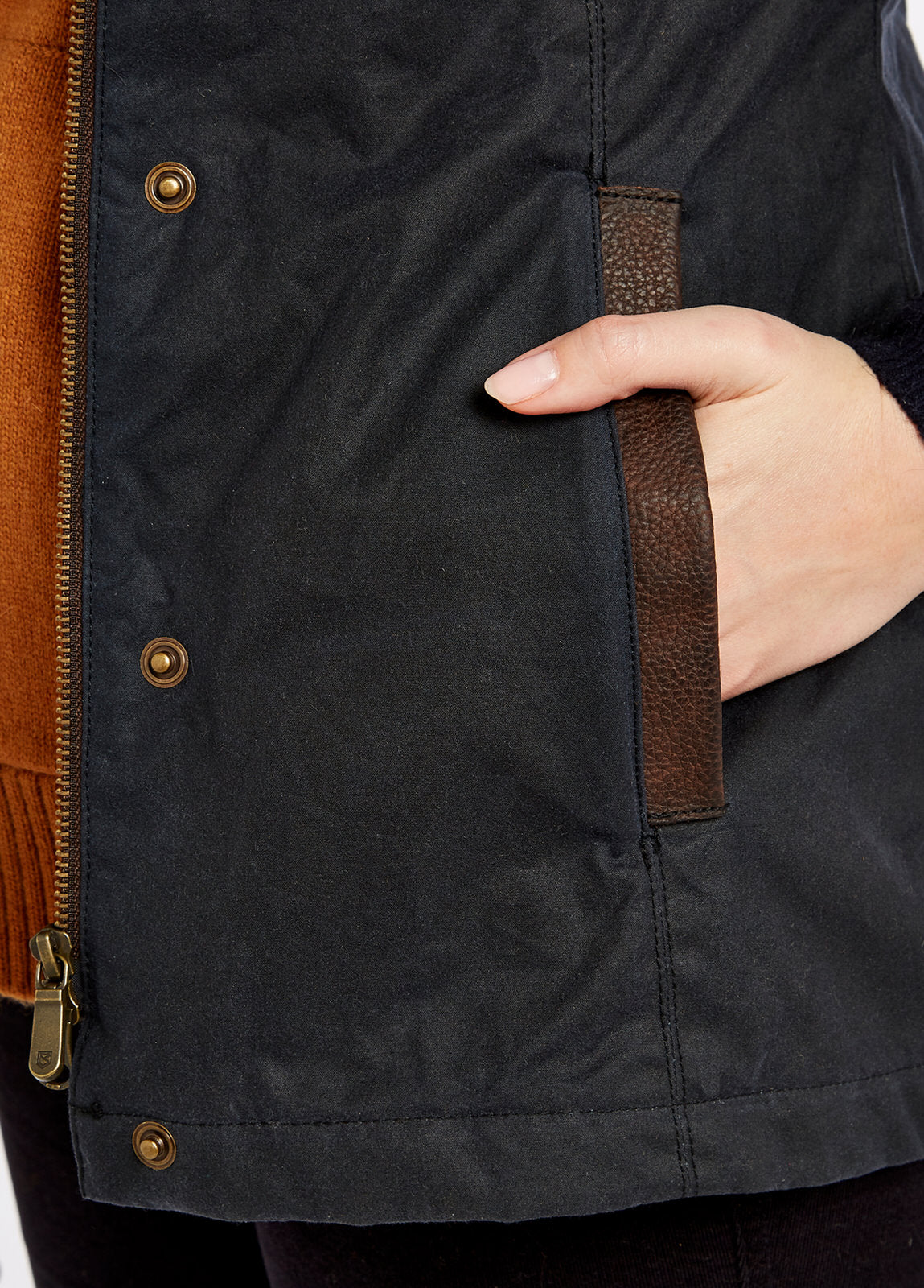 Mountrath Waxed Jacket - Navy