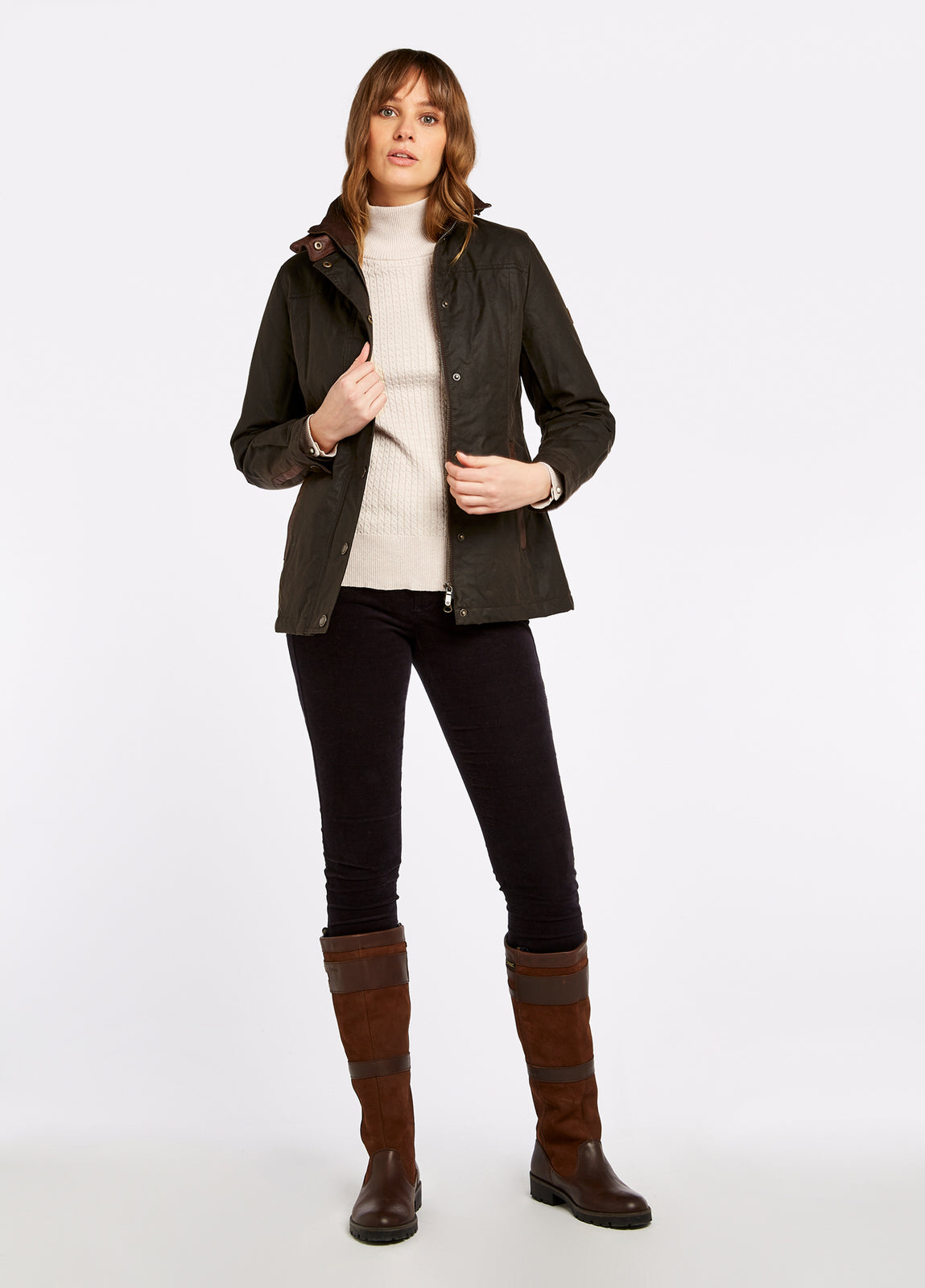 Mountrath Waxed Jacket - Olive