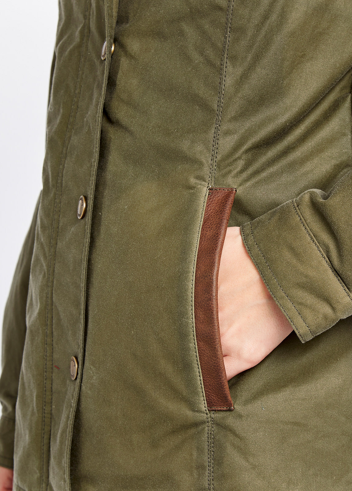 Mountrath Waxed Jacket - Dusky Green