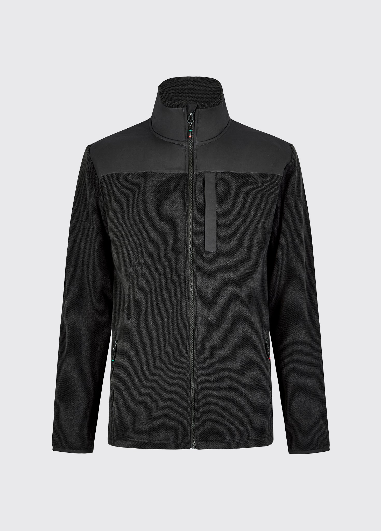Lucia Fleece Woven Combo Jacket - Graphite