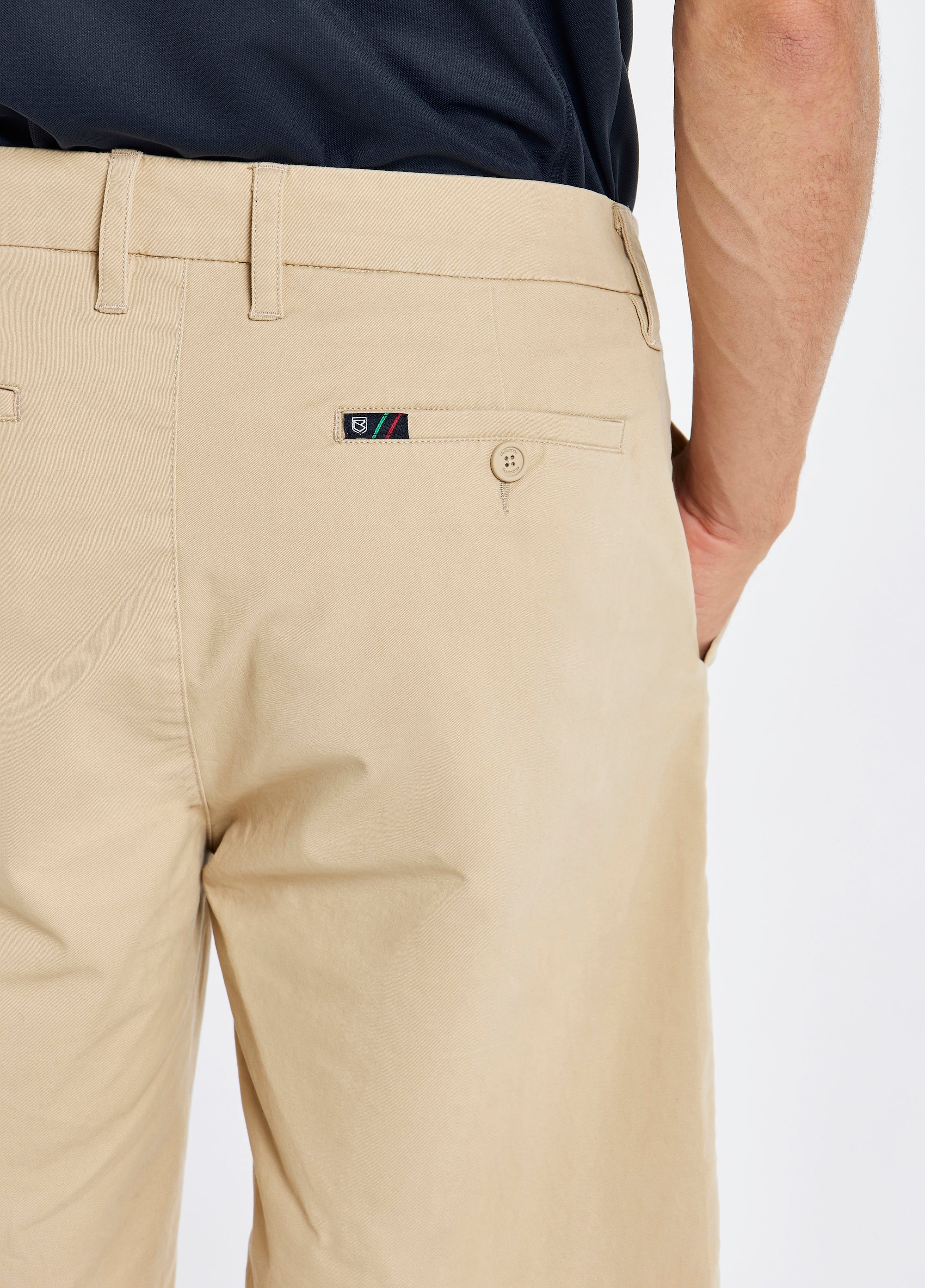 Lugano Mens Chino Shorts - Sand