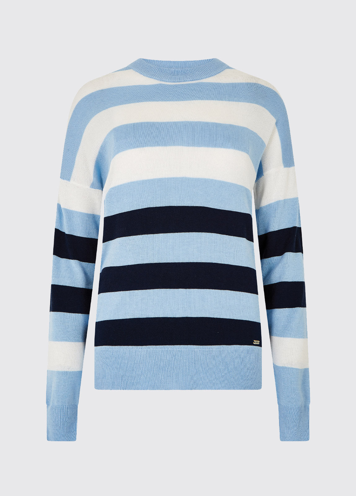 Aranmore Crew Neck Sweater - Light Sky