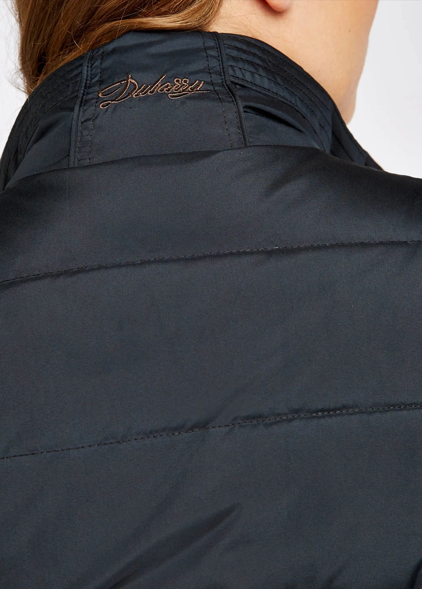 Spiddal Ladies' Quilted Vest - Navy/Multi