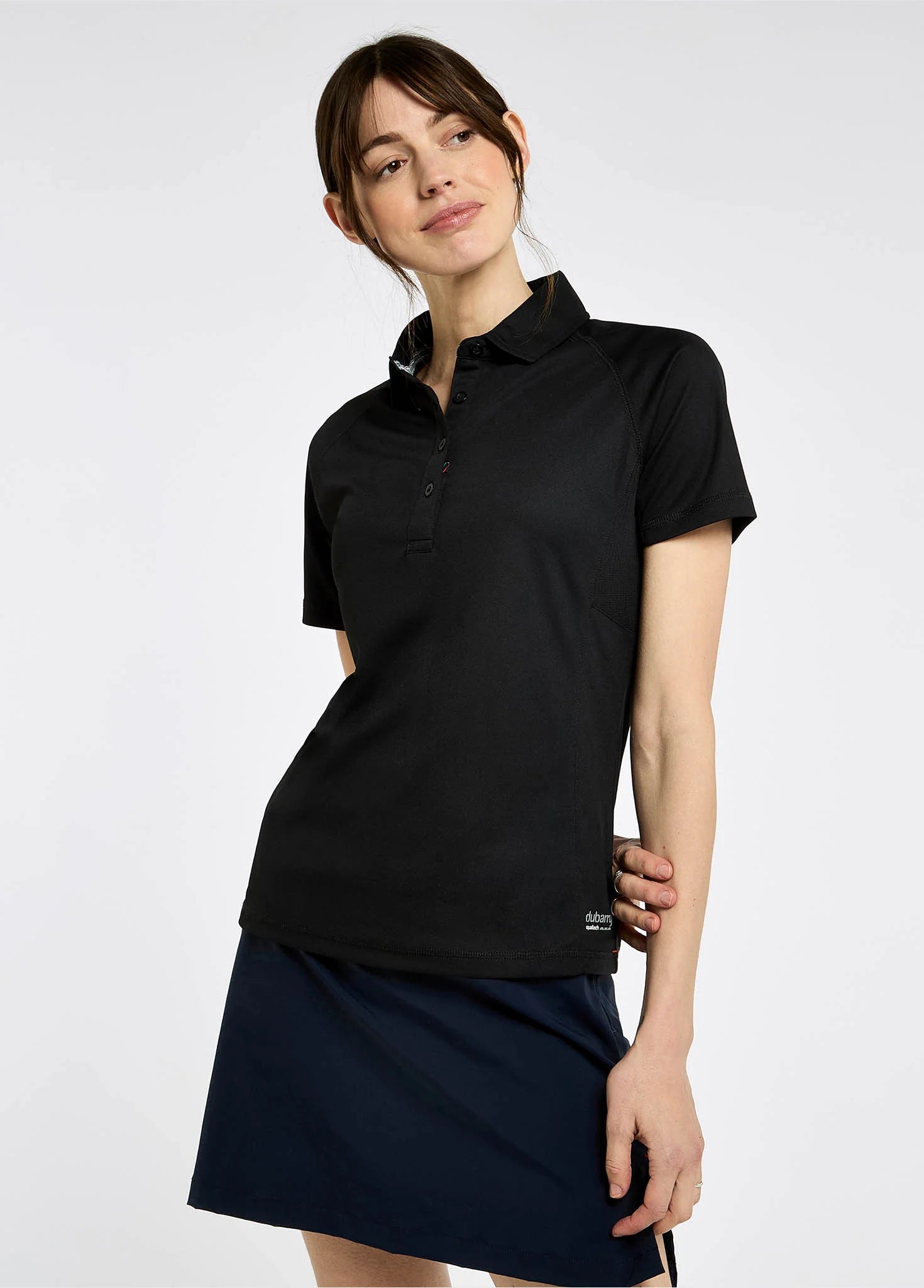 Riviera Women's Technical Polo - Black