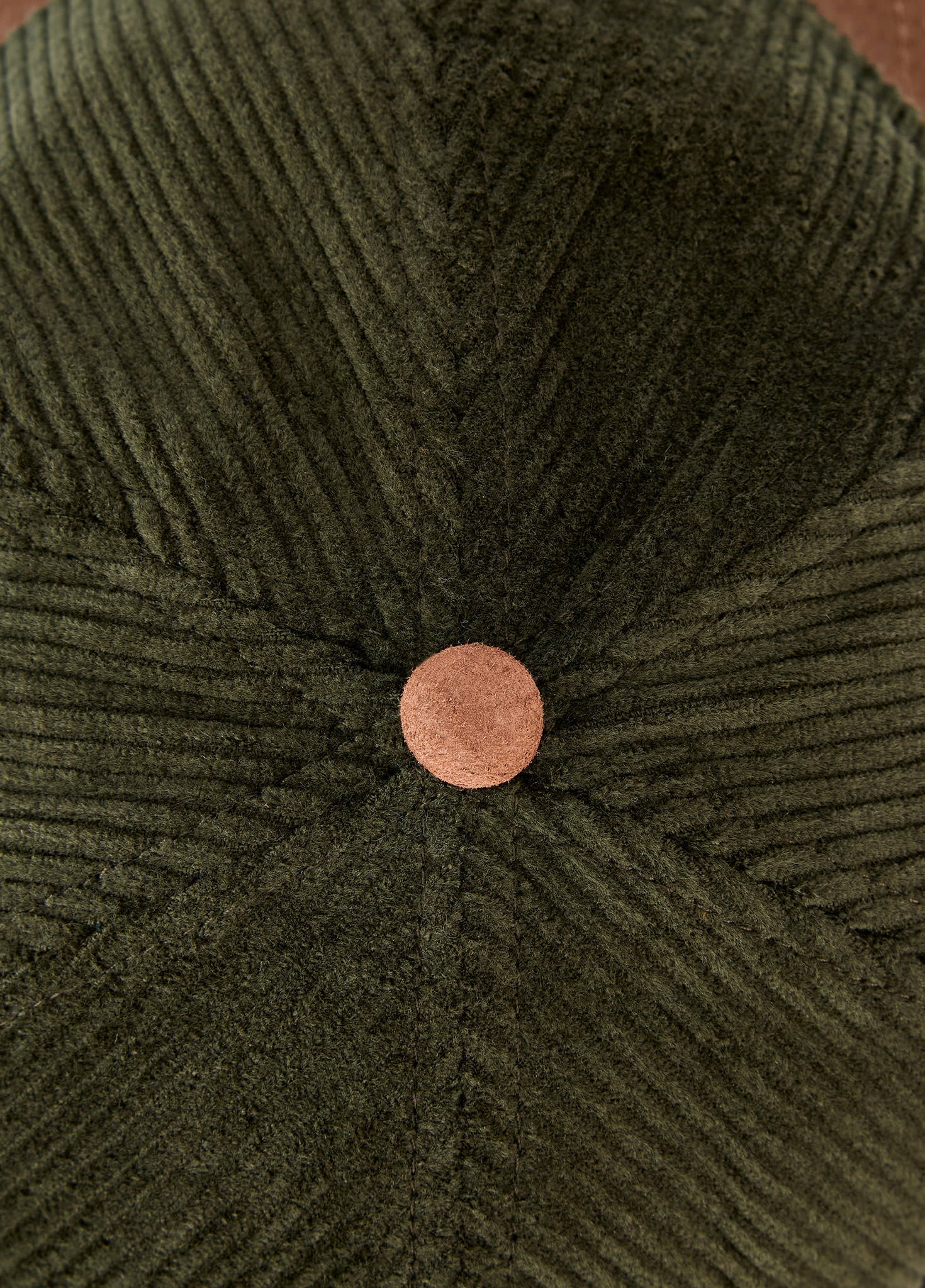 Marino Corduroy baseball Cap - Olive