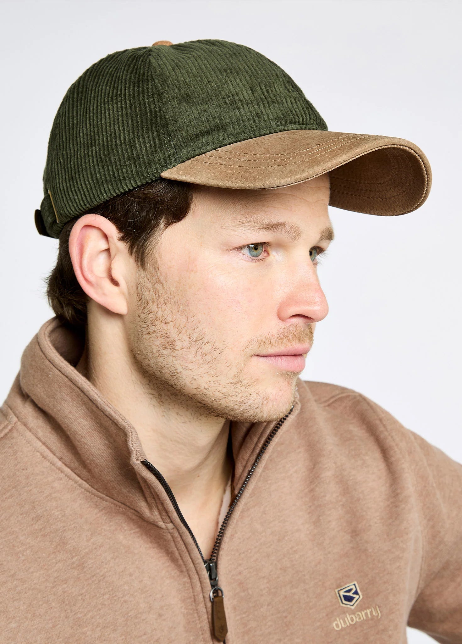 Marino Corduroy baseball Cap - Olive