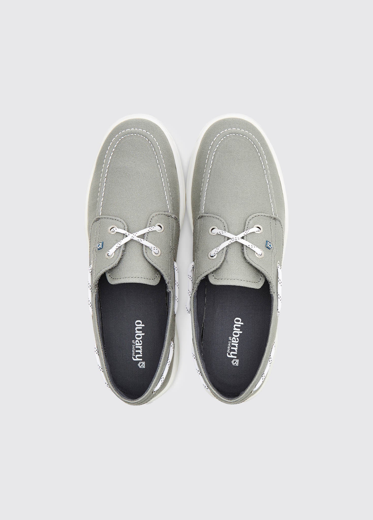 Santorini Canvas Deck Shoe - Khaki