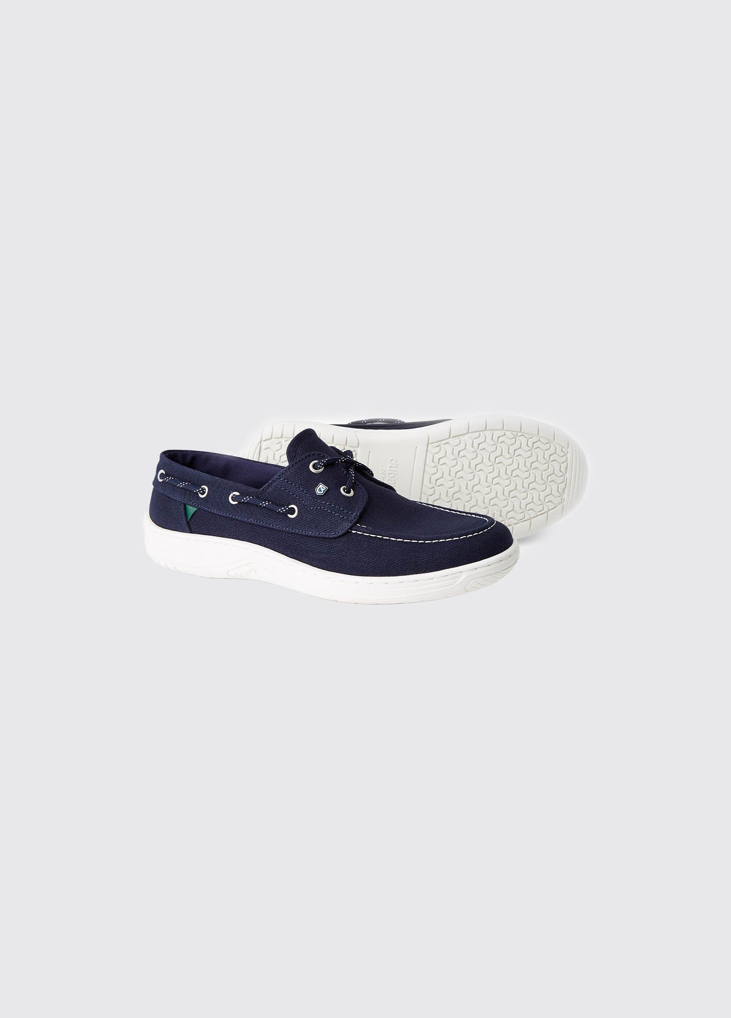 Santorini Canvas Deck Shoe - Navy