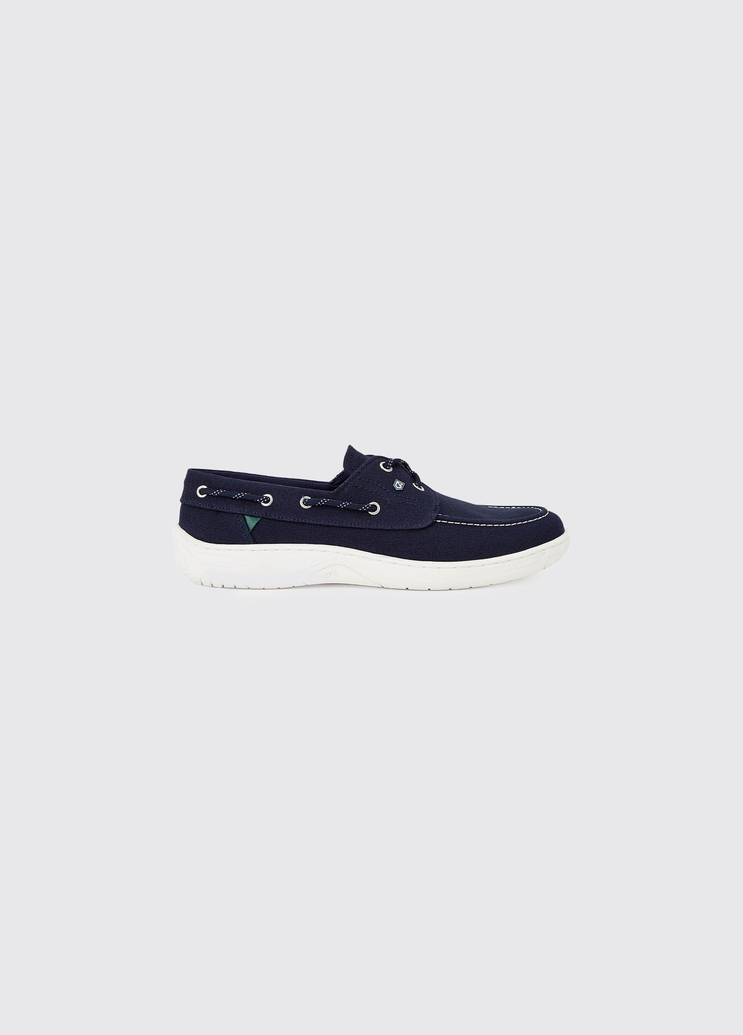 Santorini Canvas Deck Shoe - Navy