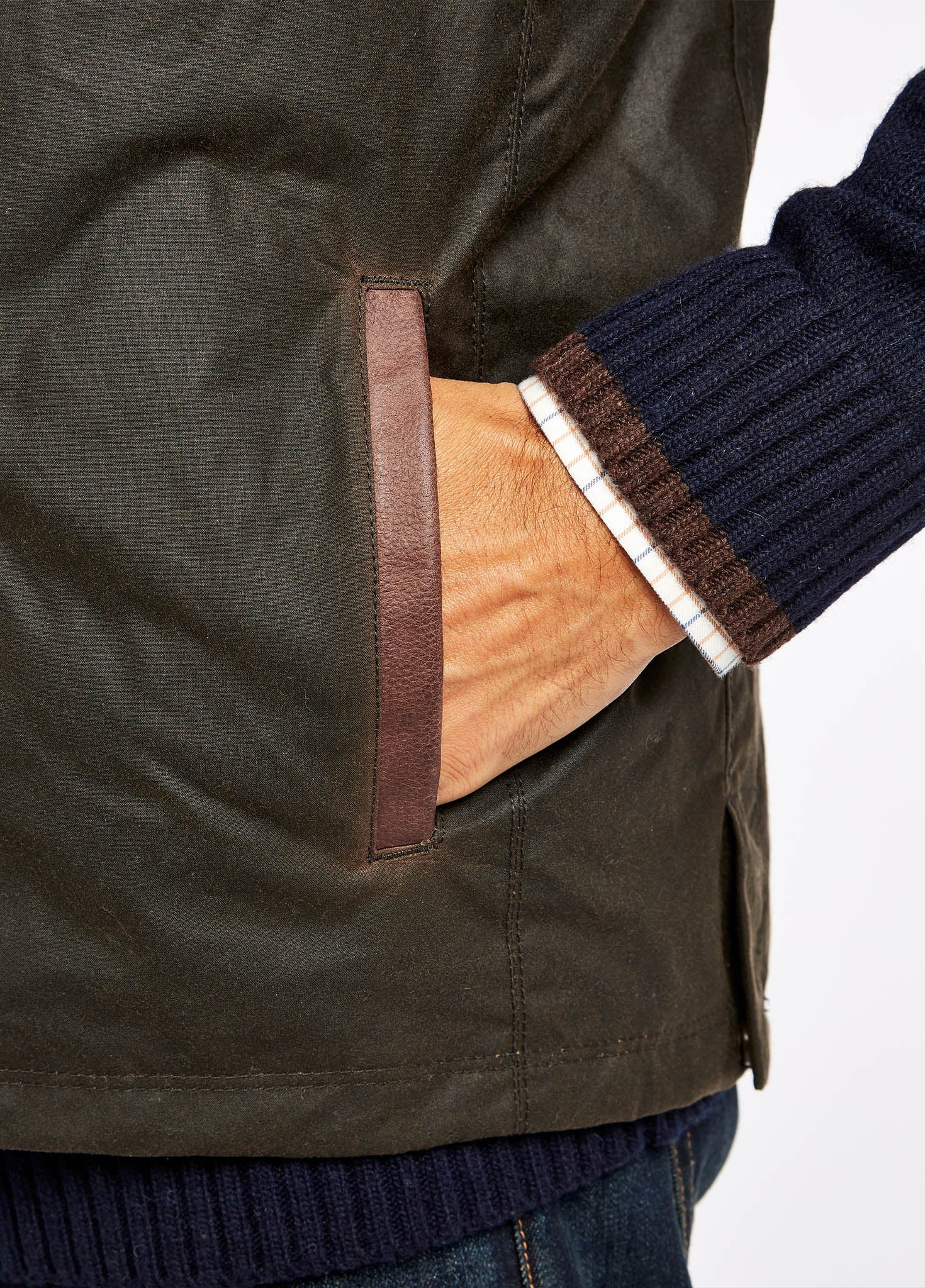 Mayfly Men's Waxed Cotton Vest - Olive