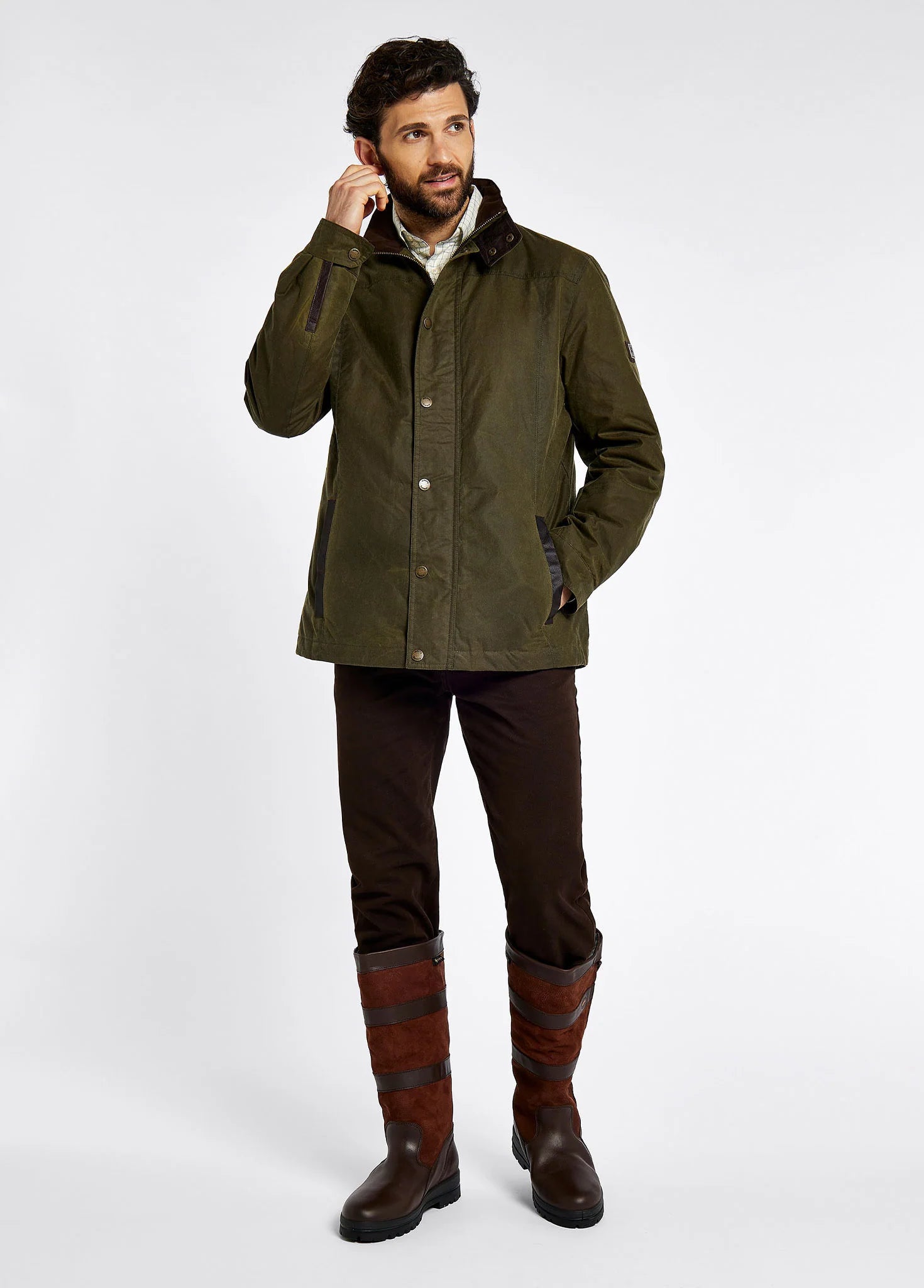 Carrickfergus Waxed Jacket - Fennel