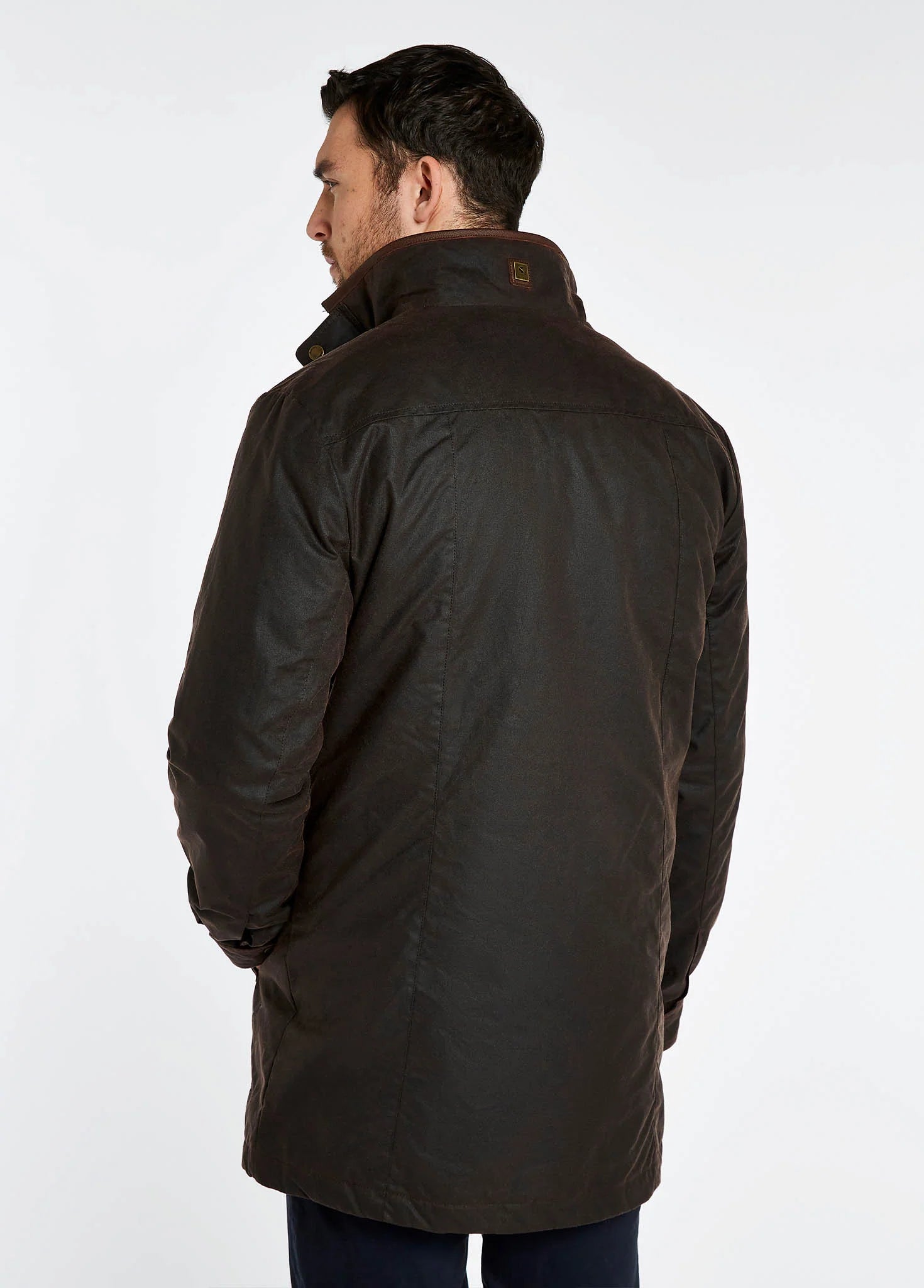 Chalkhill Men's Long Wax Jacket - Java