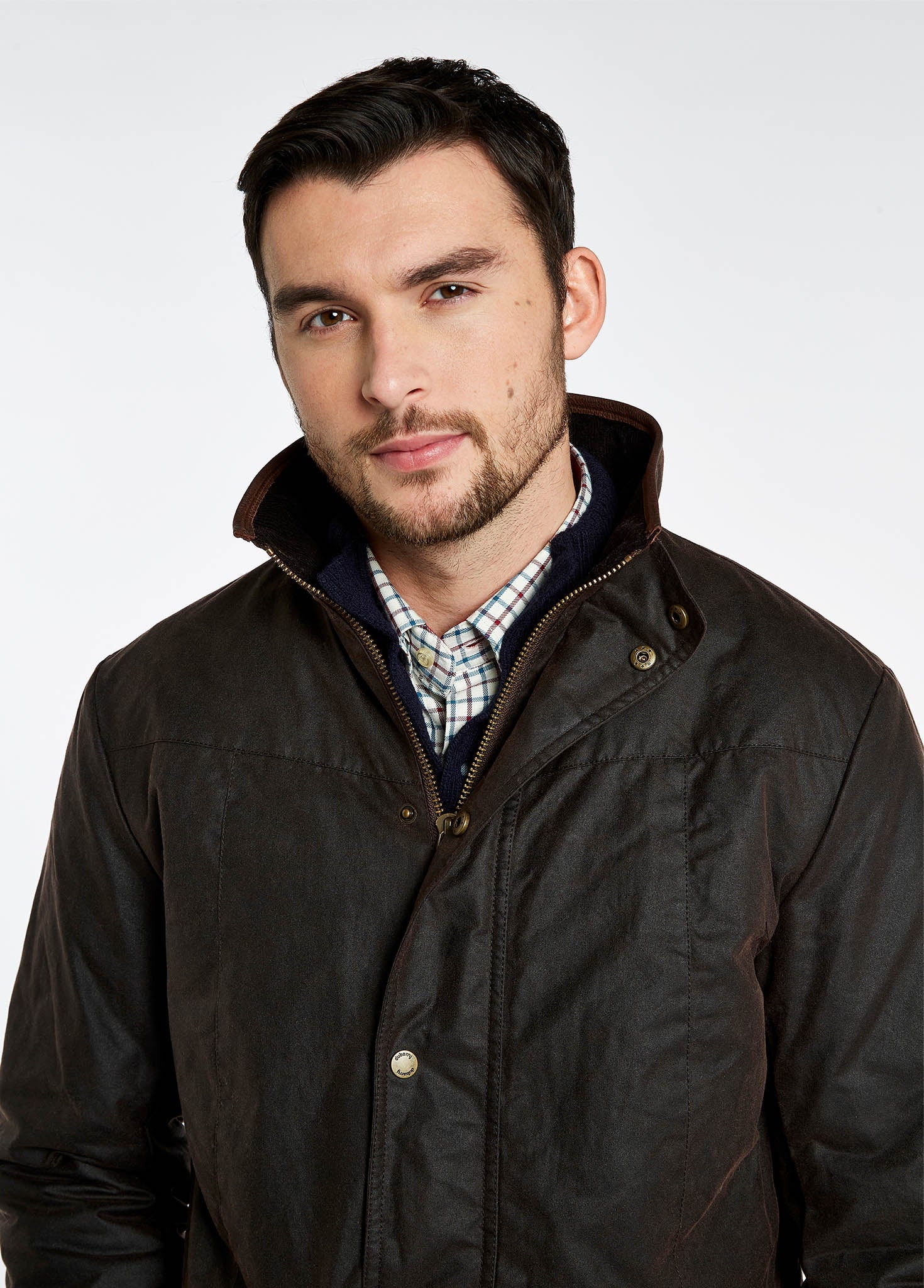 Chalkhill Men's Long Wax Jacket - Java