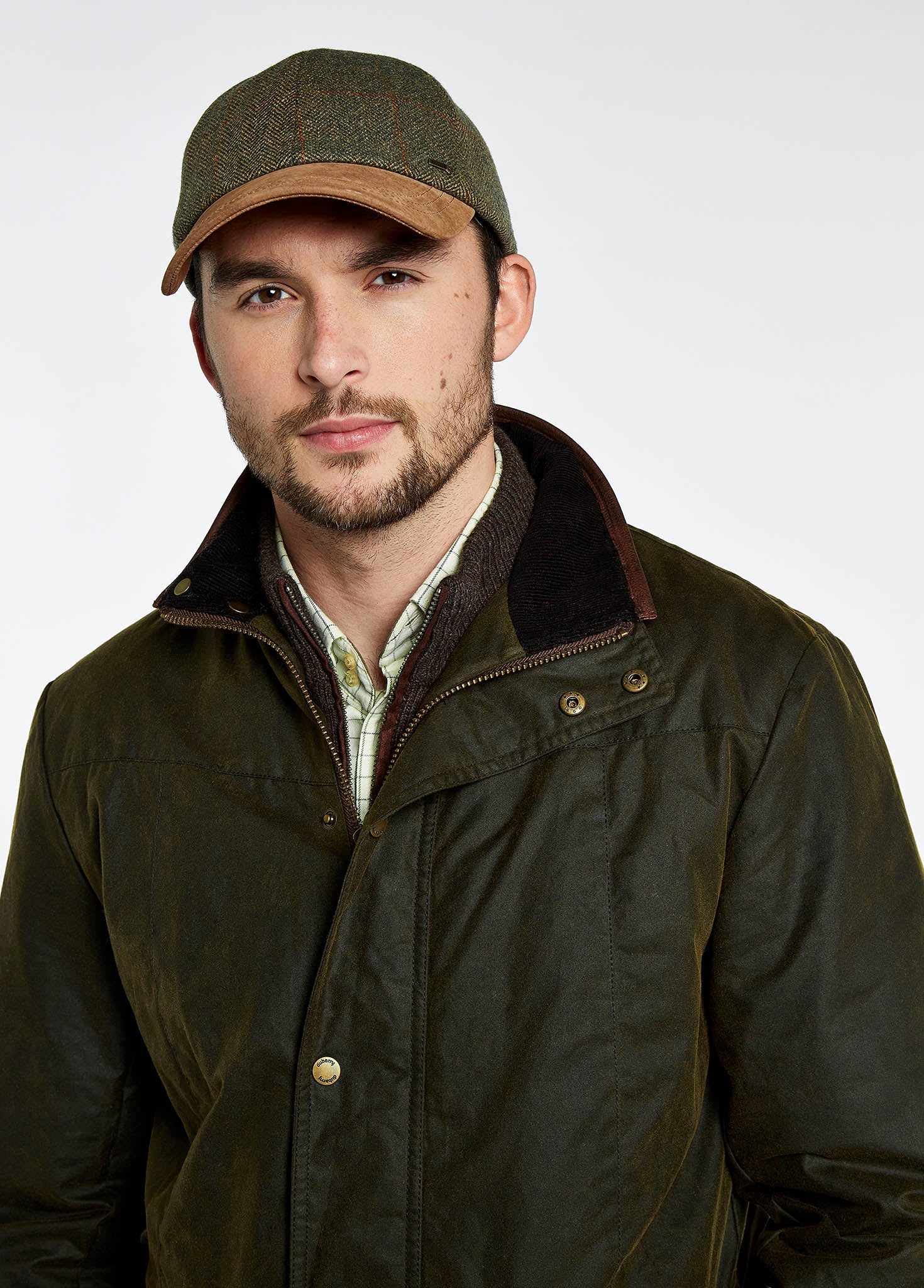 Chalkhill Men's Long Wax Jacket - Olive