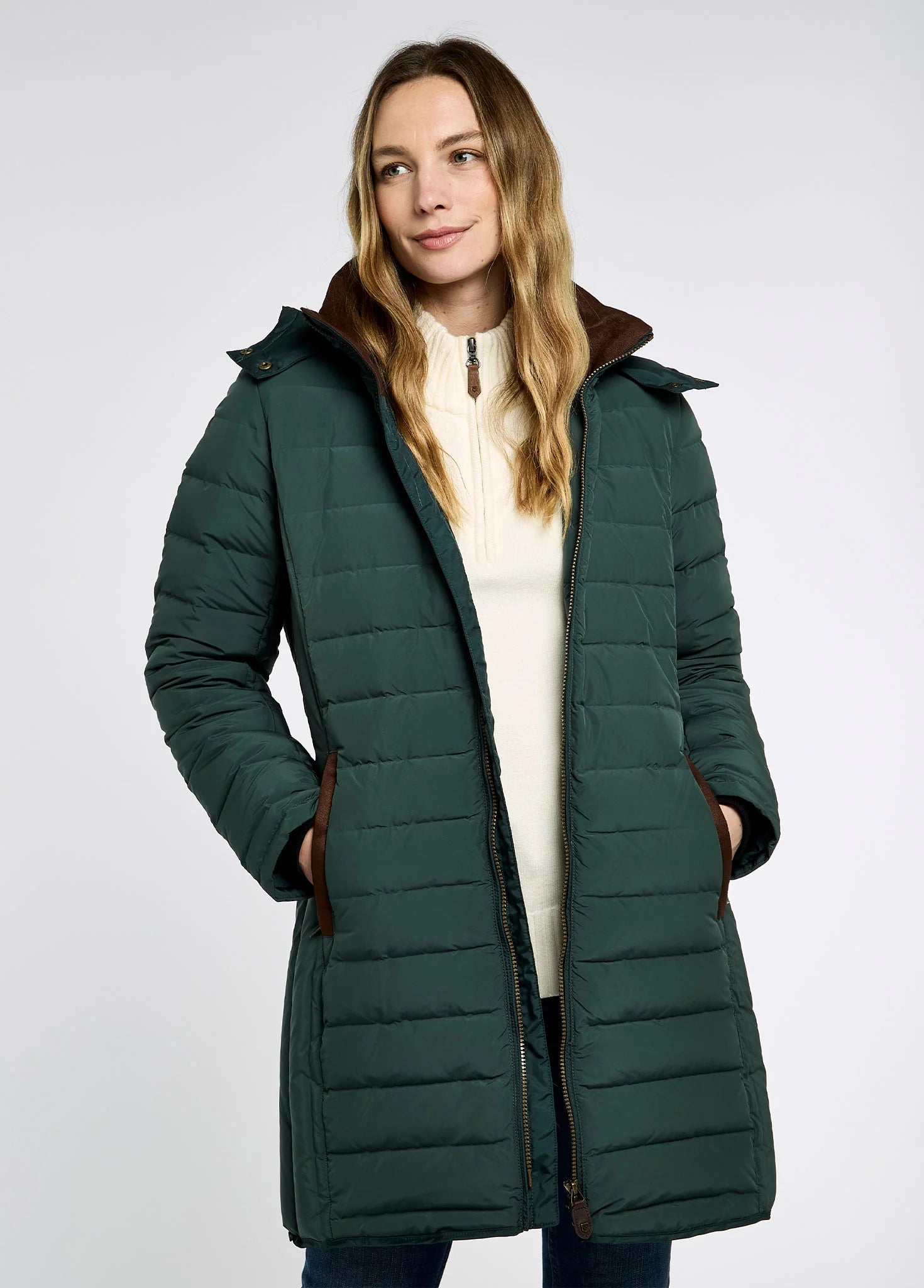 Ballybrophy Quilted Jacket - Winter Moss