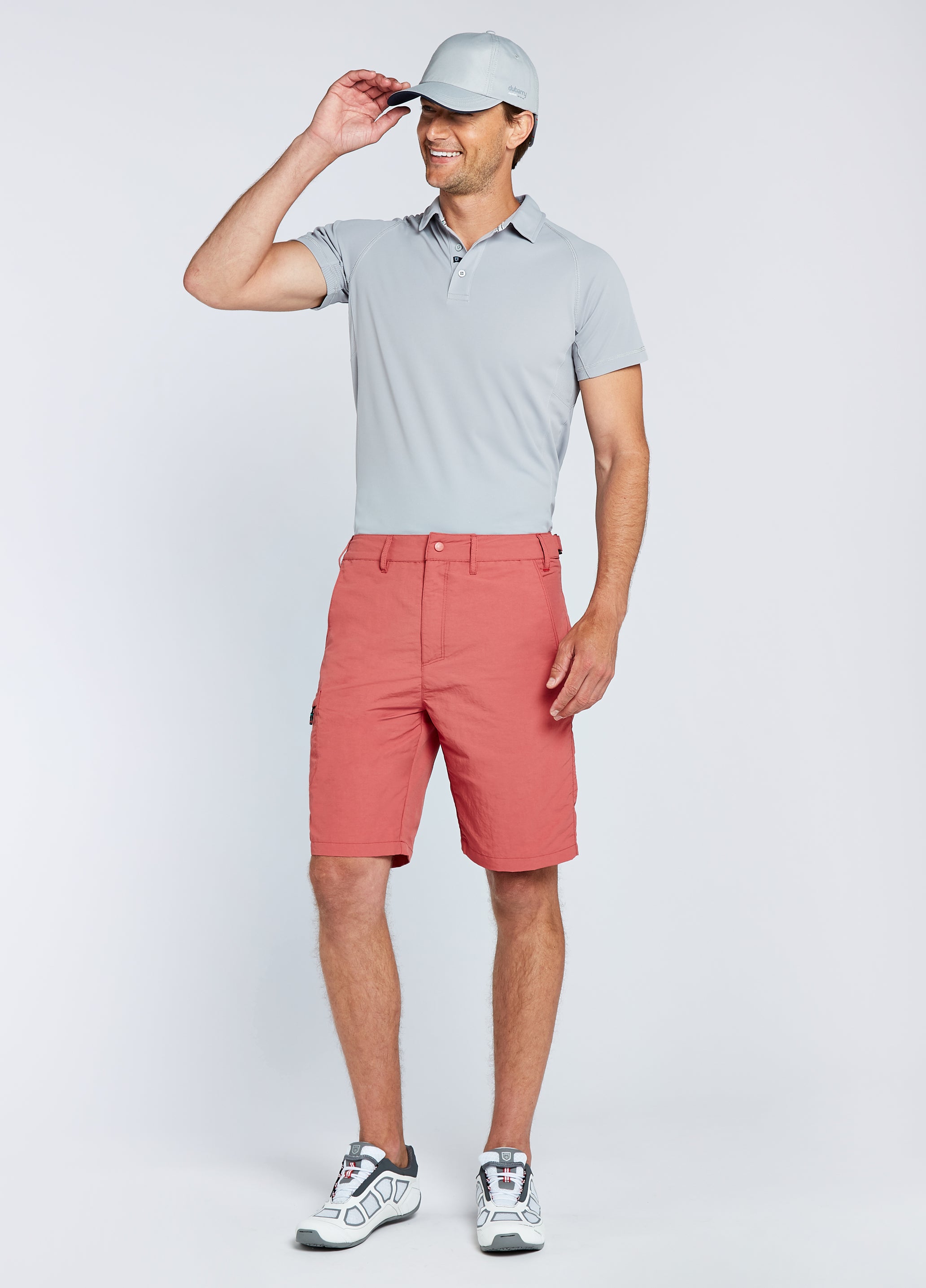 Menton Men's Technical Polo - Platinum