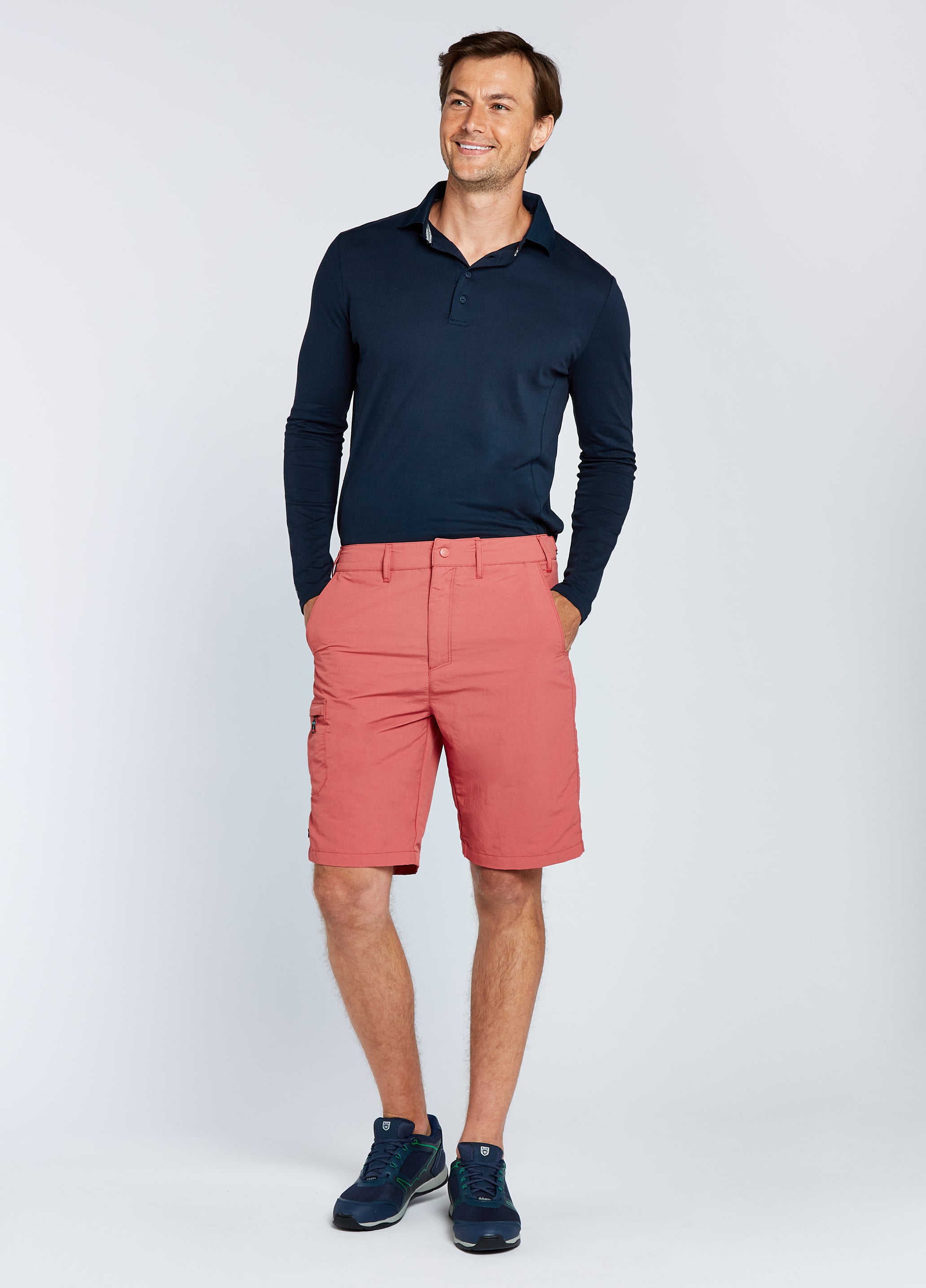 Cyprus Mens Crew Shorts - Red