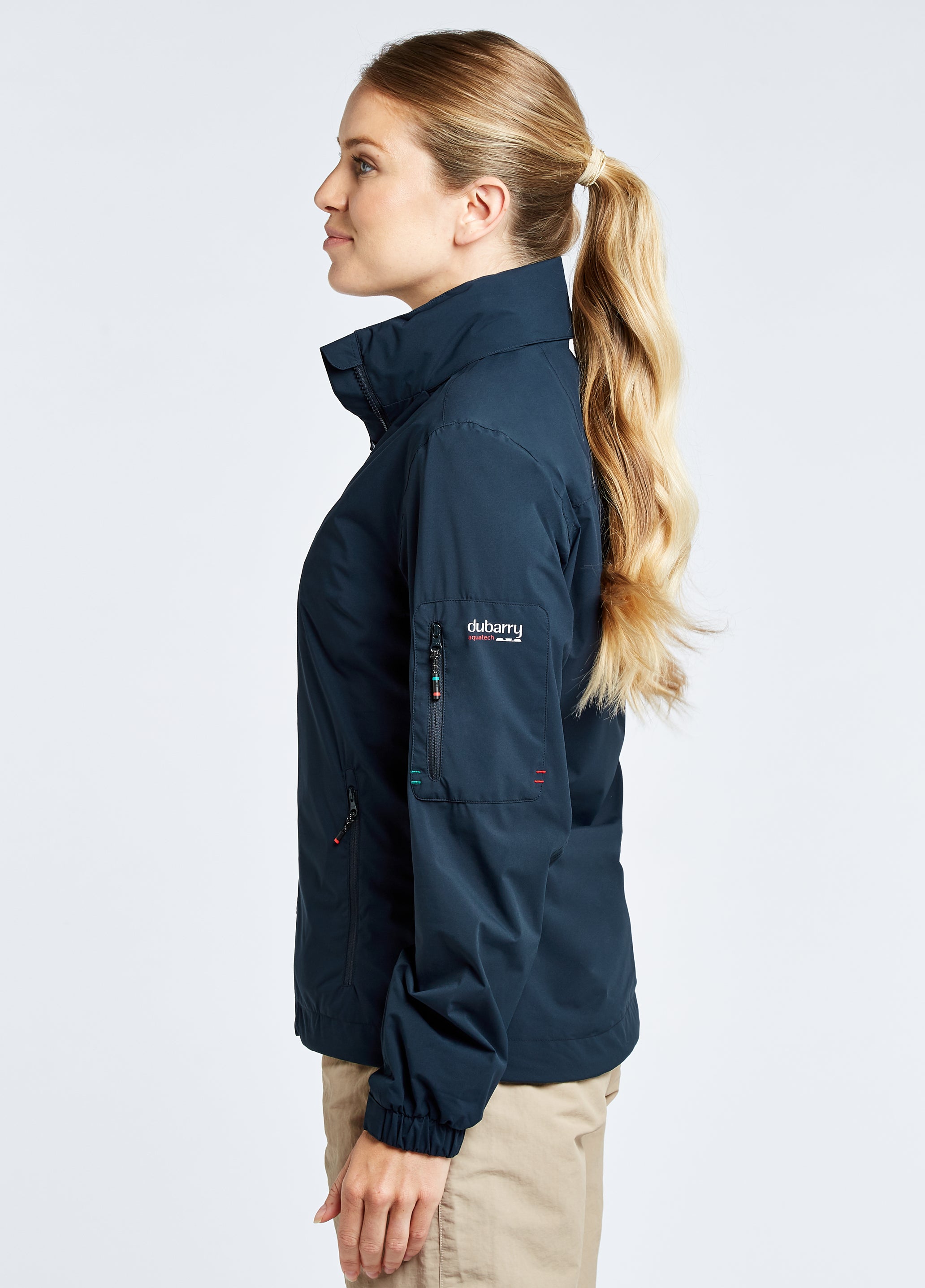 Corfu Women's Crew Jacket - Navy