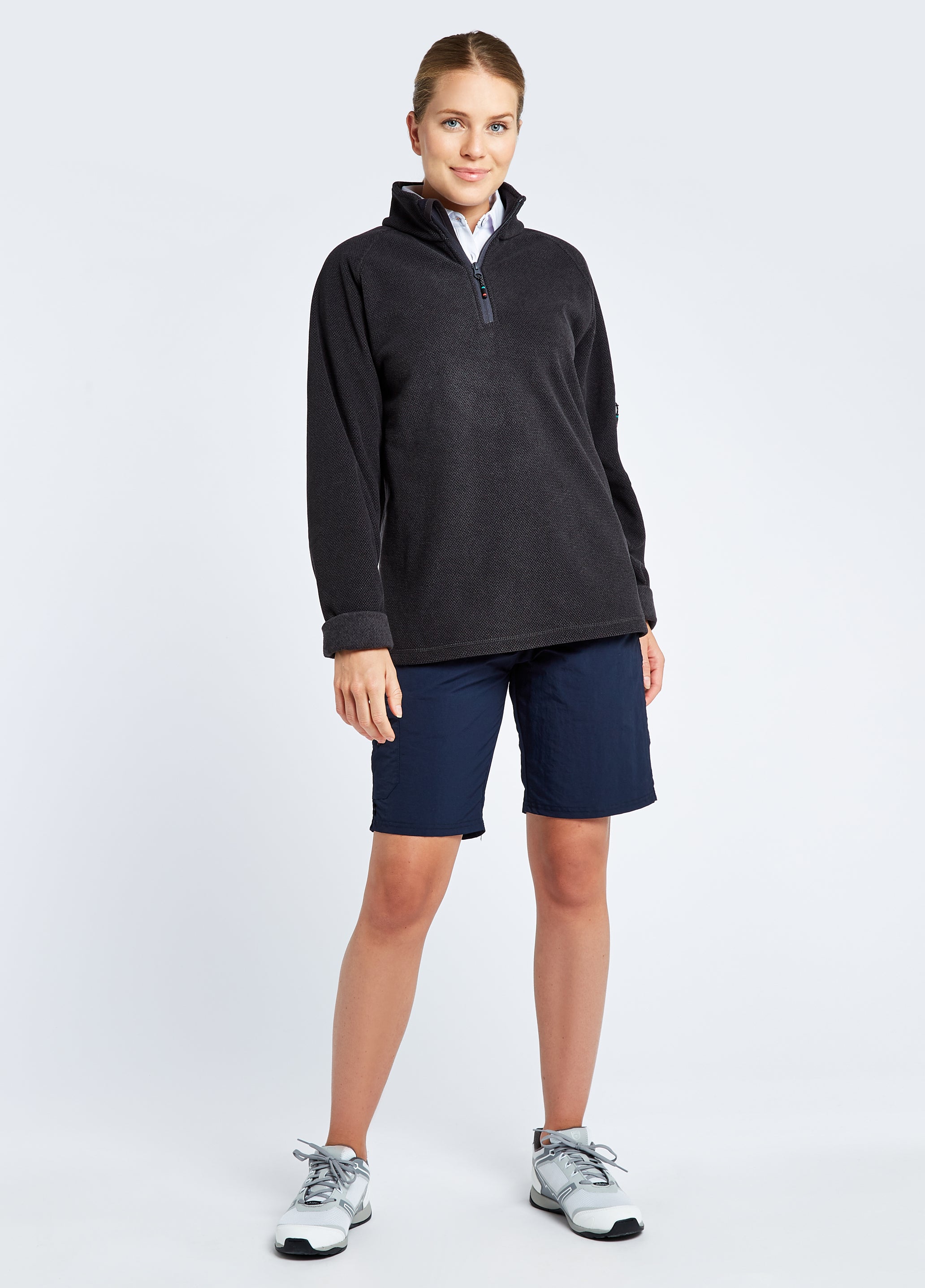 Monaco Unisex Quarter-zip Fleece - Graphite