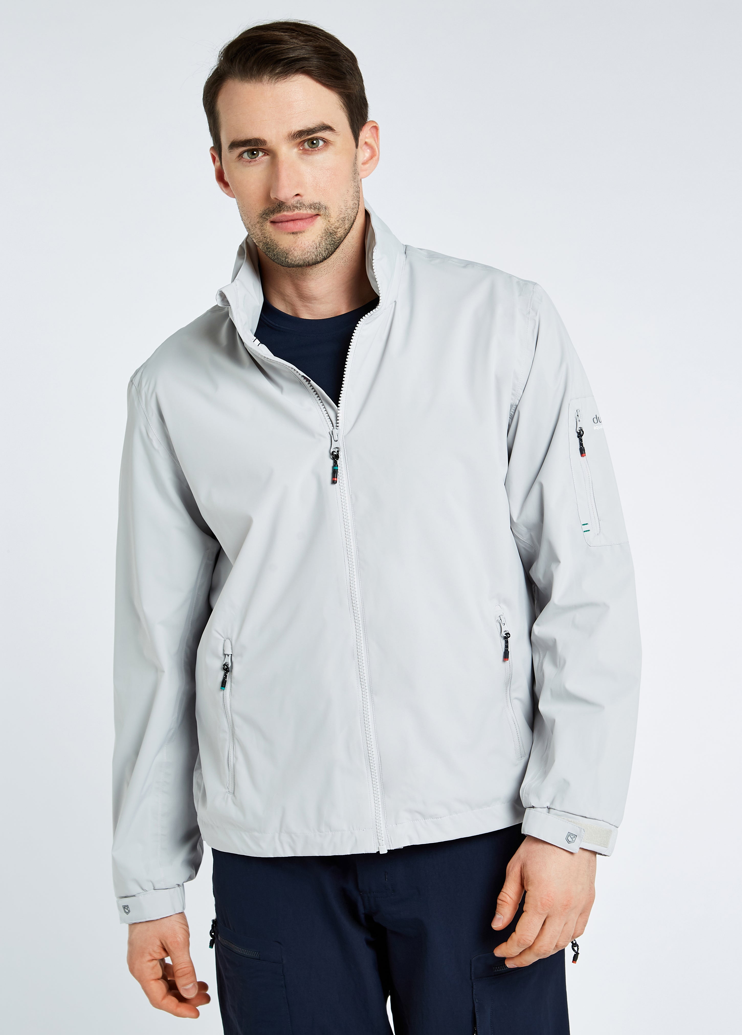 Croatia Men's Crew Jacket - Platinum