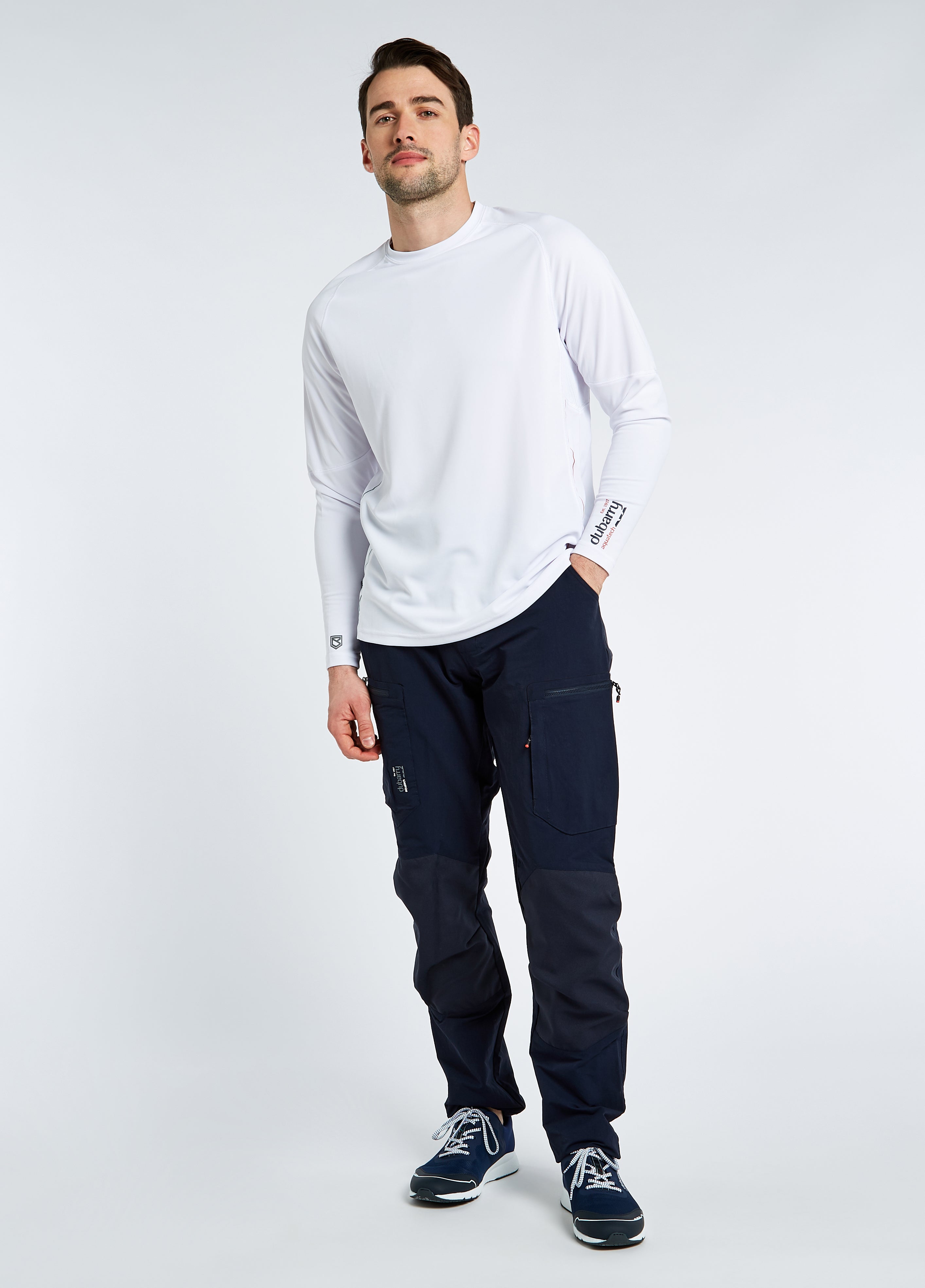 Ancona Men's Long-sleeved Tee - White
