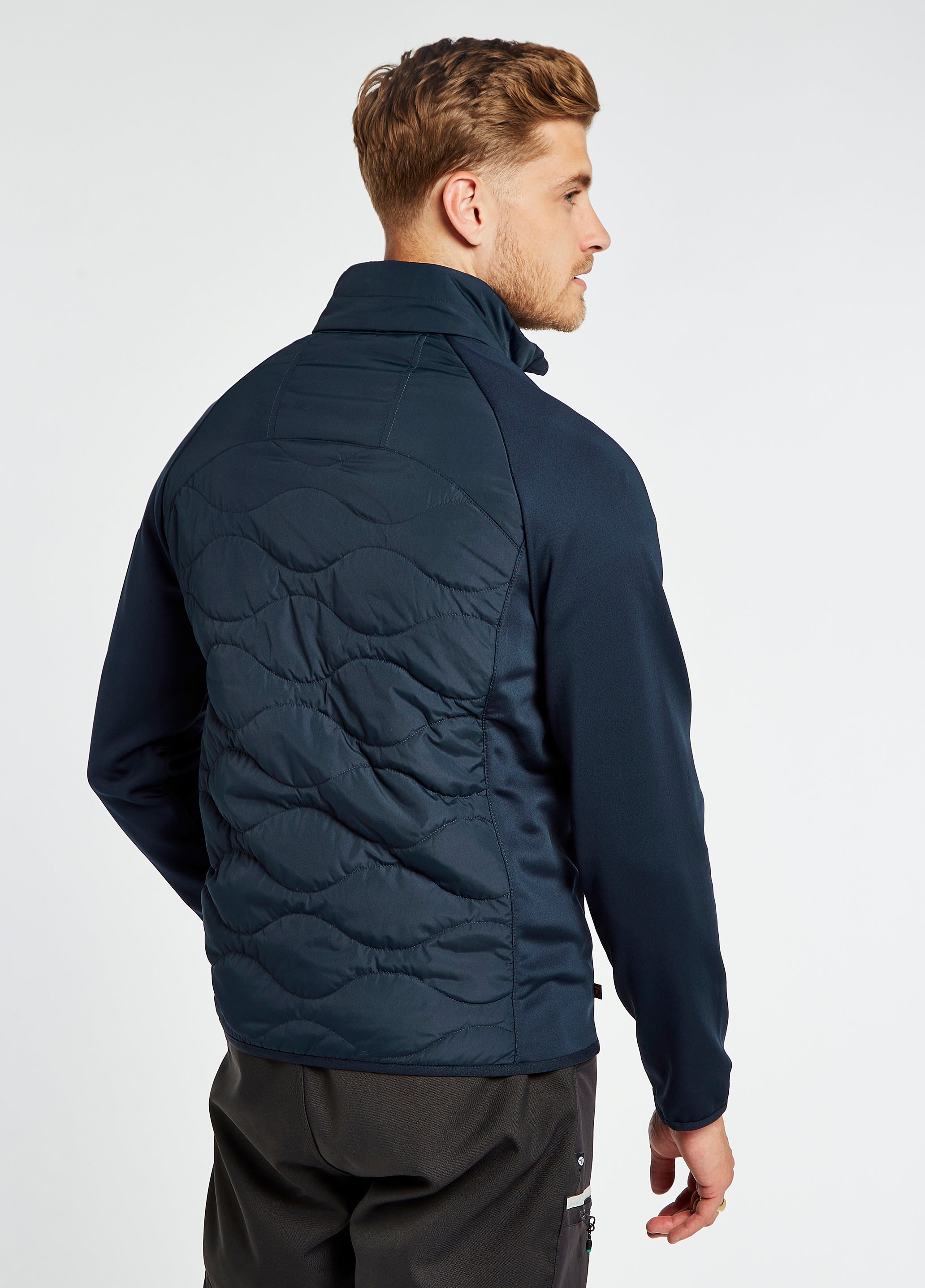 Atlantica Mens Hybrid Jacket - Navy