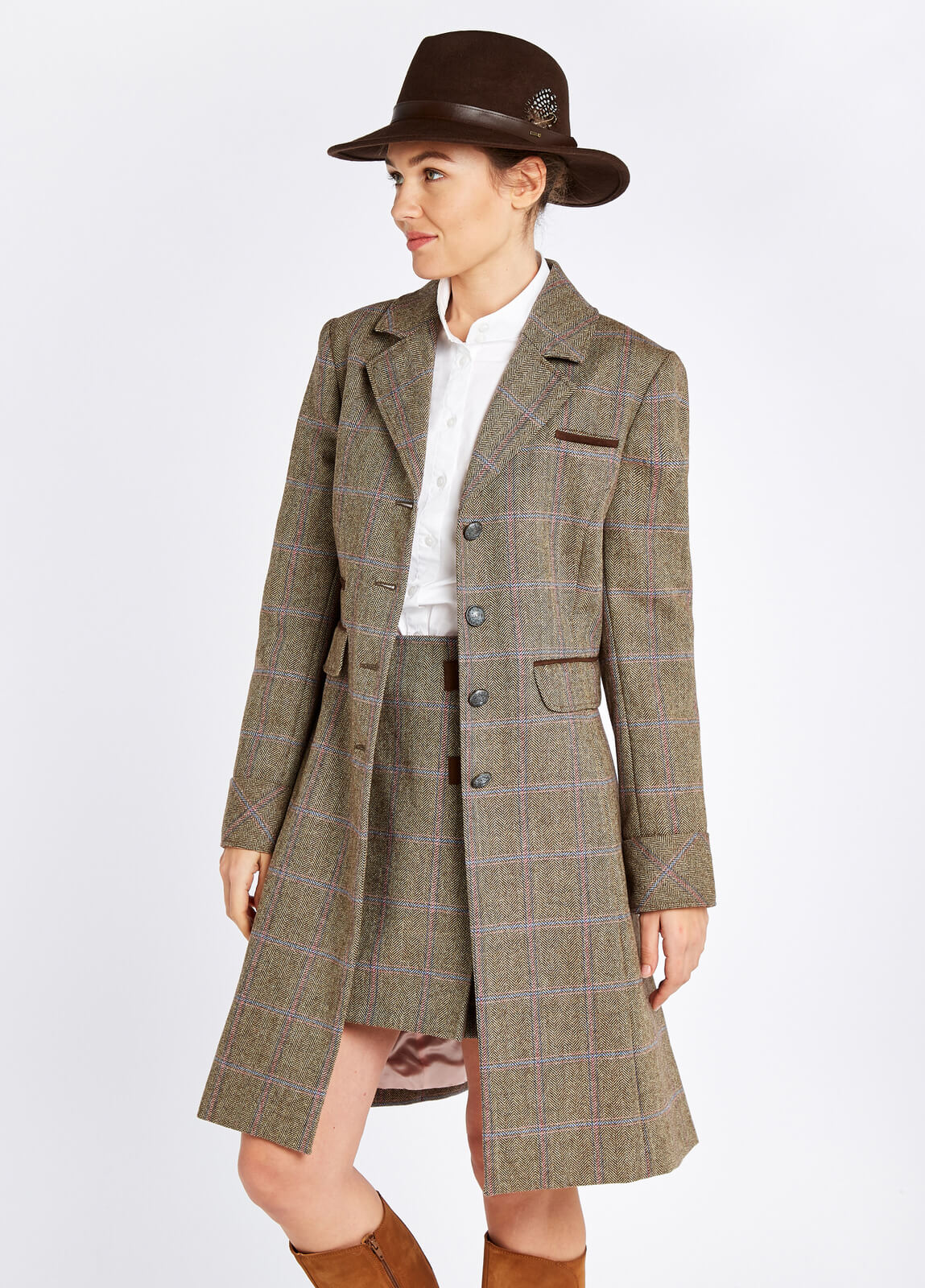 Blackthorn Tweed Jacket - Woodrose