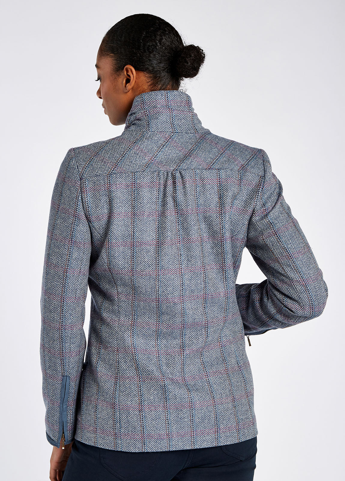 Bracken Tweed Coat - Denim Haze