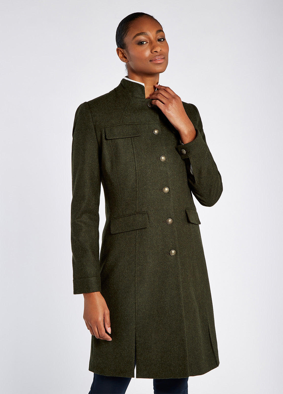 Coolepark Tweed Coat - Loden