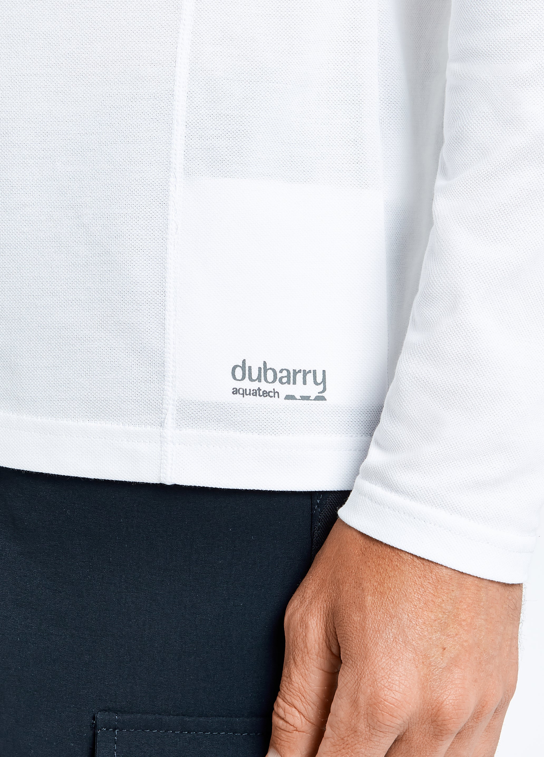 Freshford Unisex Long-sleeved Polo - White