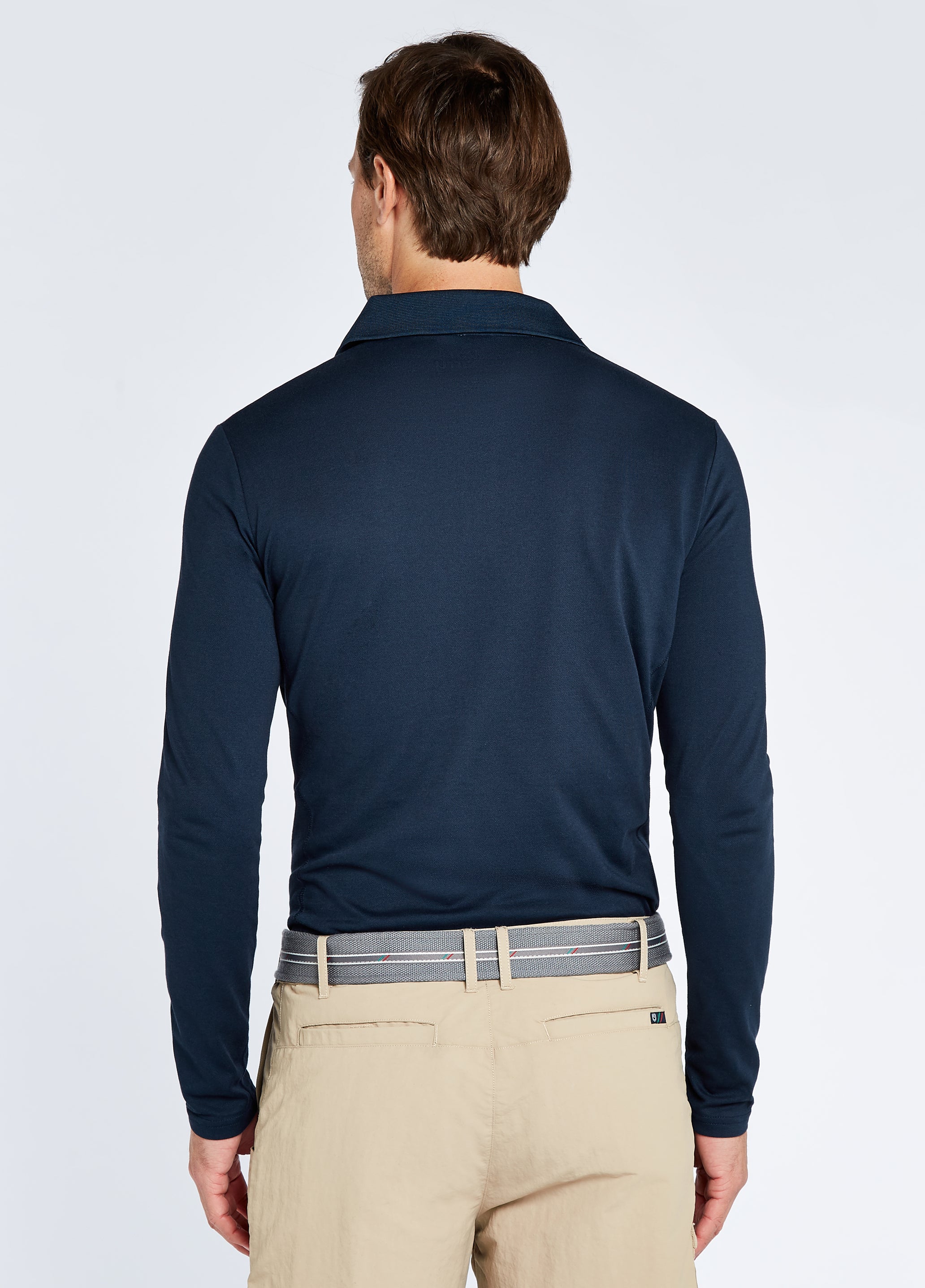 Freshford Unisex Long-sleeved Polo - Navy