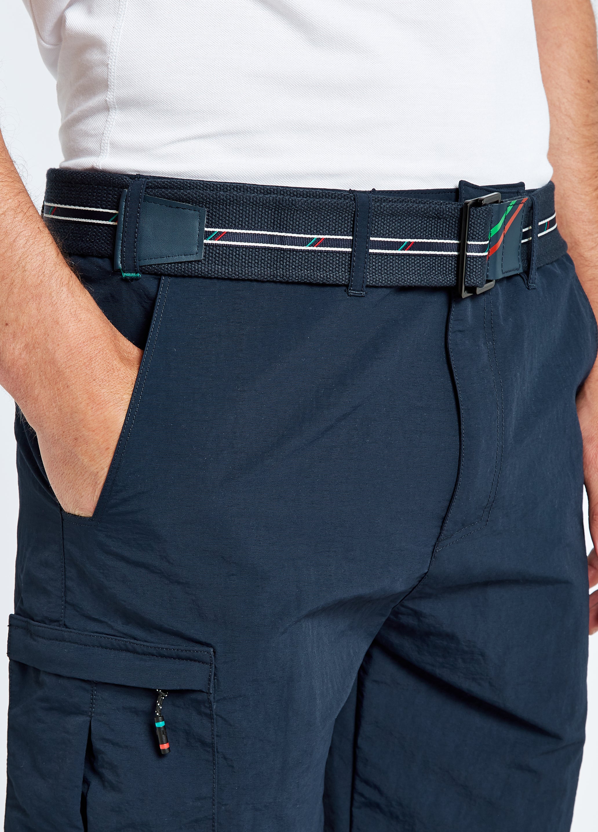 Cavallo Woven Belt - Navy