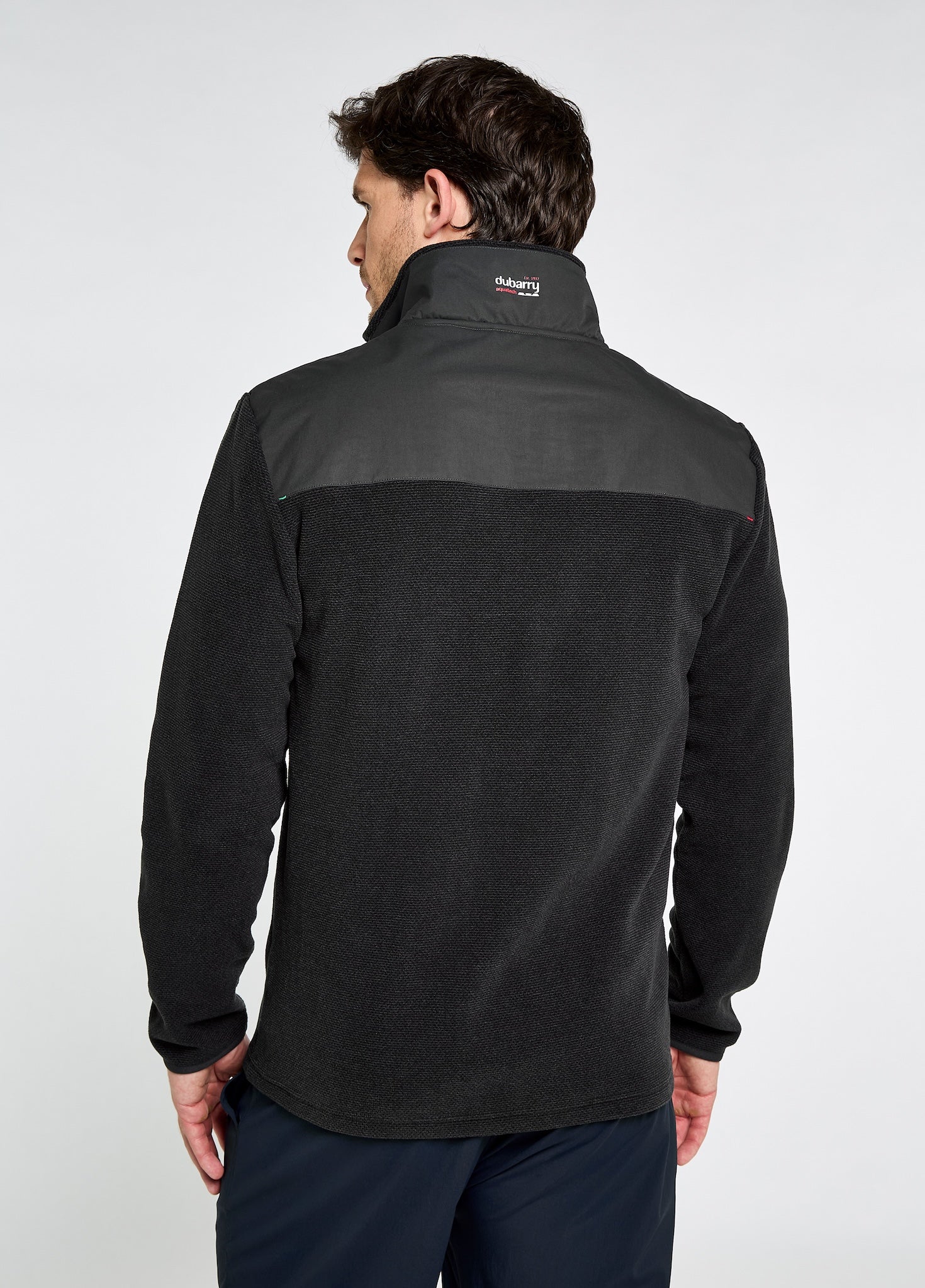 Lucia Fleece Woven Combo Jacket - Graphite