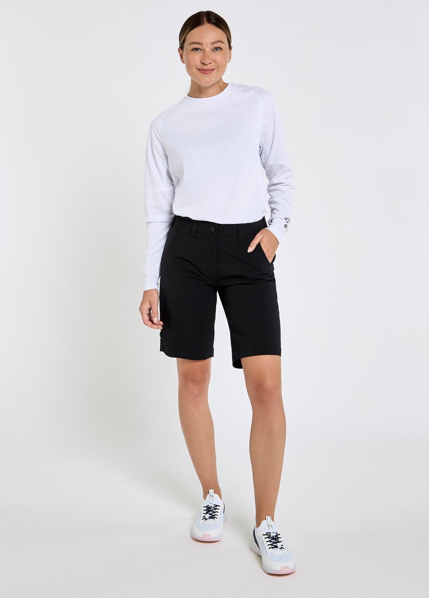 Nice Womens Crew Shorts - Black