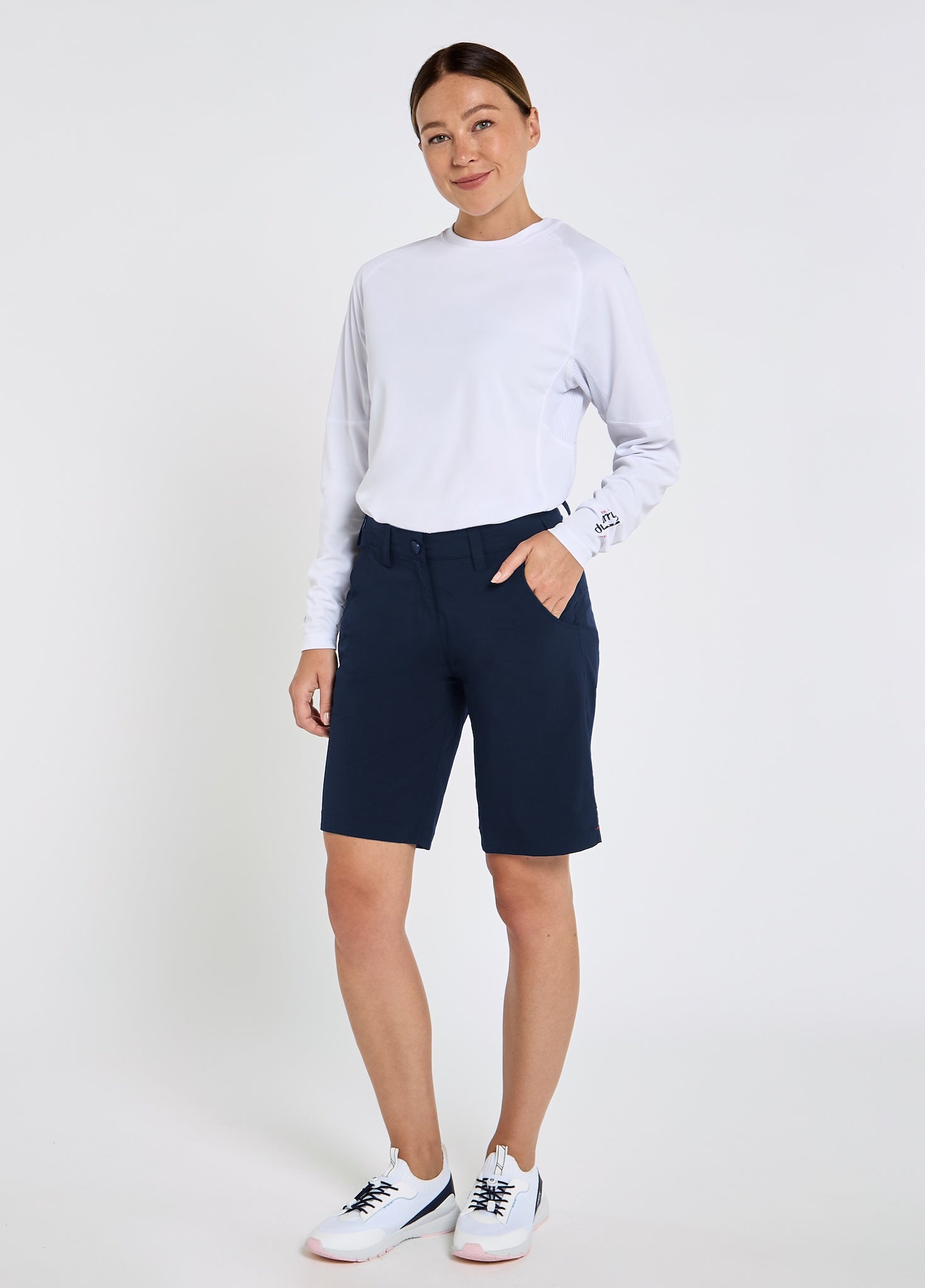 Nice Womens Crew Shorts - Navy
