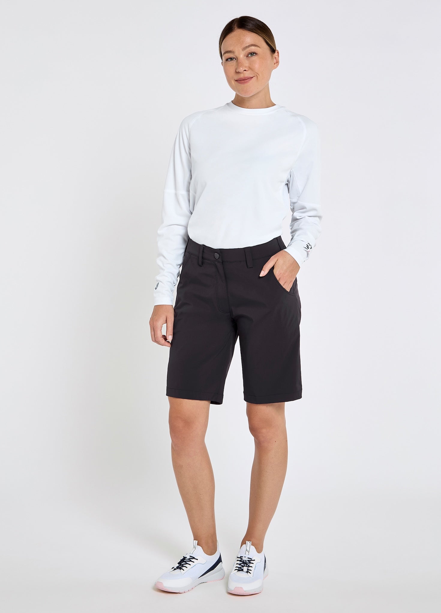 Nice Womens Crew Shorts - Graphite