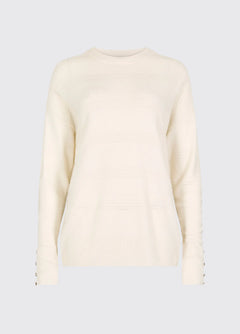 Ashfield Women’s bamboo blend sweater - Oyster
