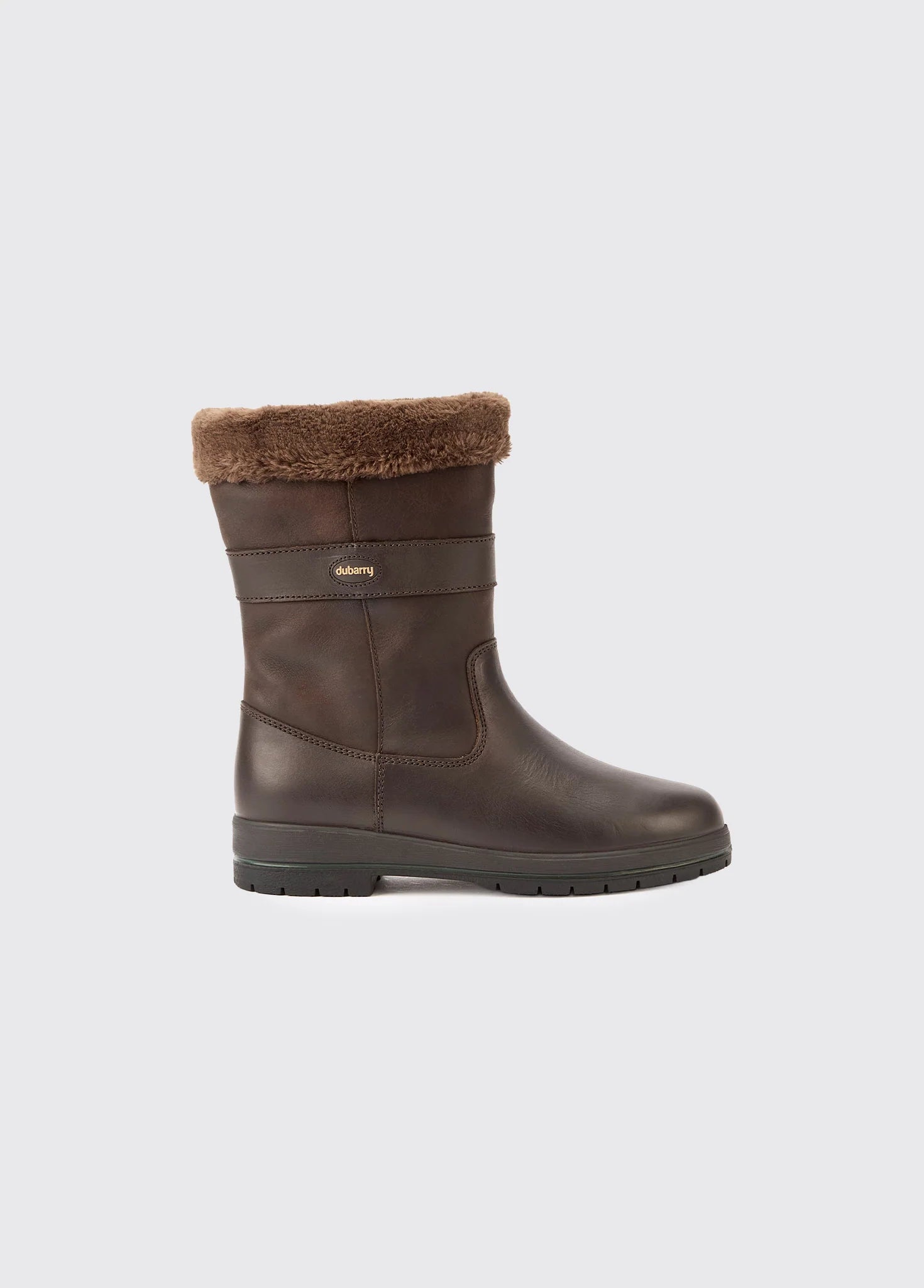 Foxrock Fur Lined County Boot - Mocha