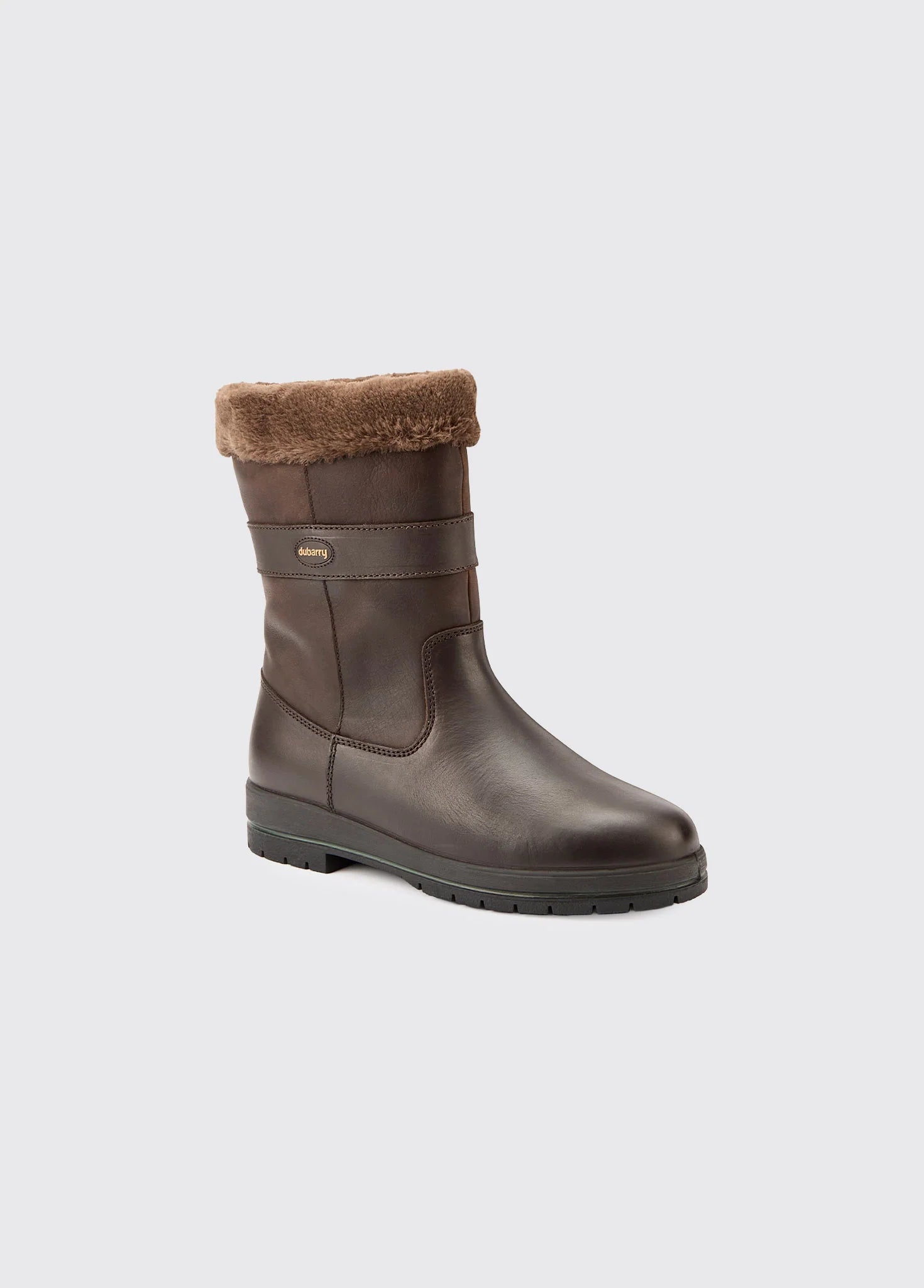 Foxrock Fur Lined County Boot - Mocha