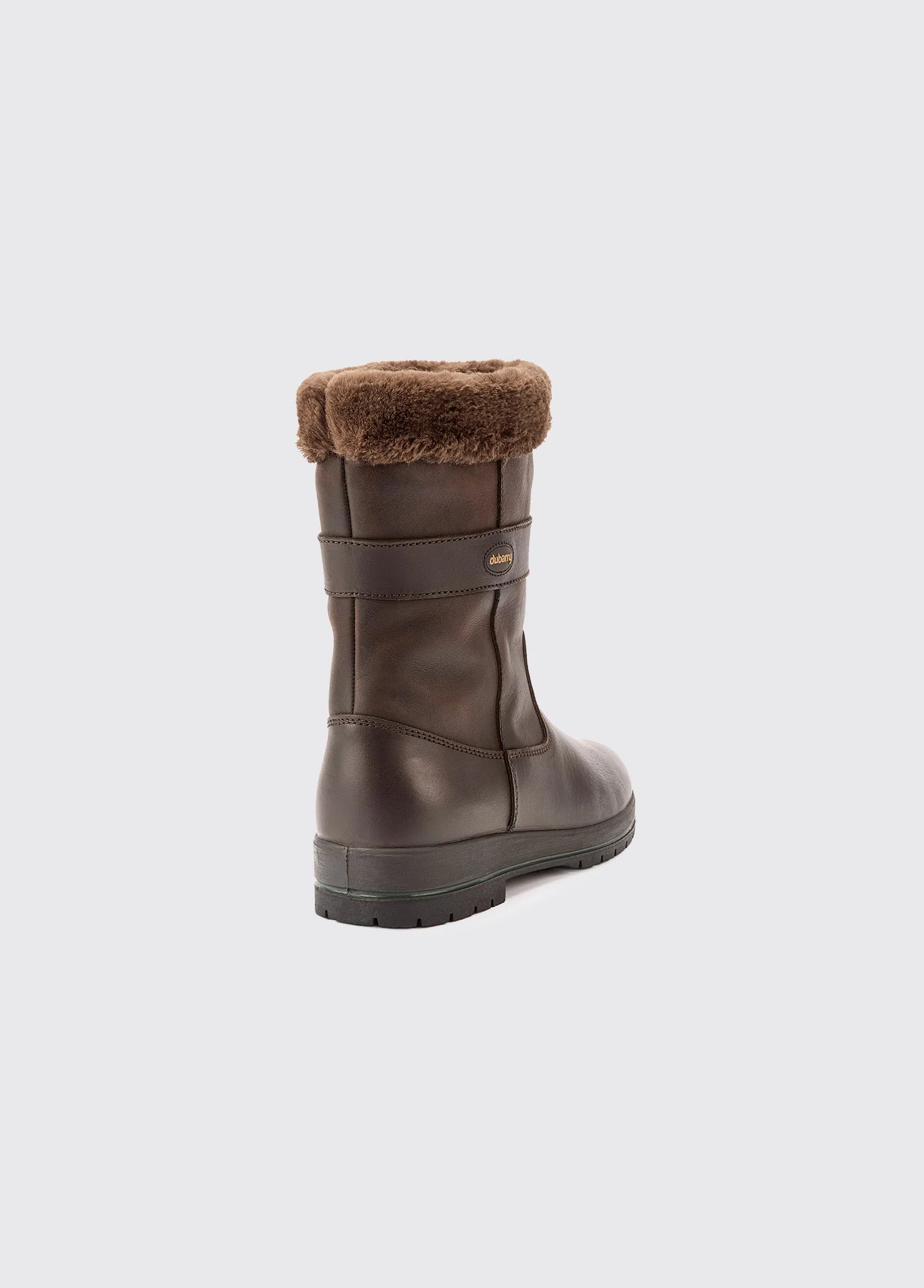 Foxrock Fur Lined County Boot - Mocha