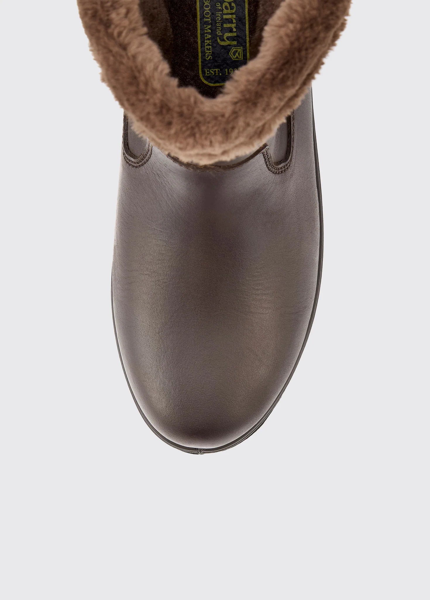 Foxrock Fur Lined County Boot - Mocha