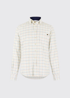 Drumcar Men’s tattersall check shirt - Indigo