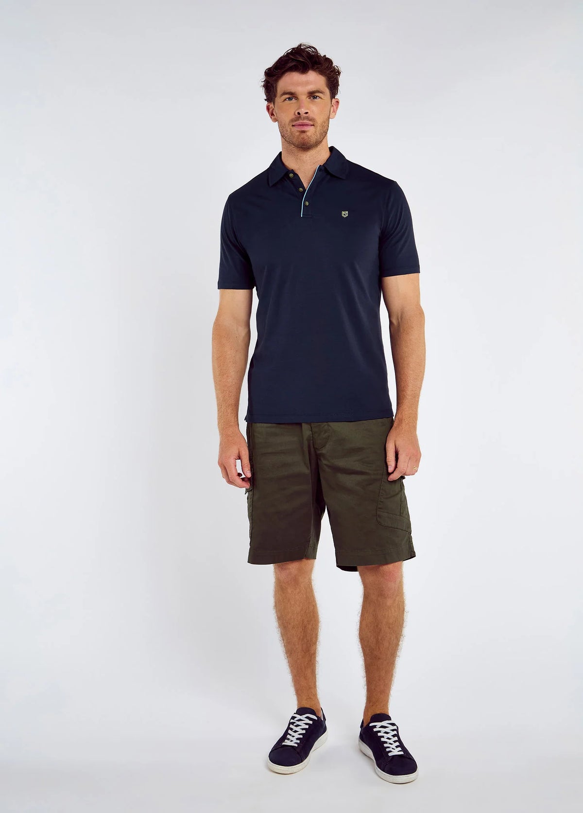Men’s Kilmurray Three-Button Polo - Navy