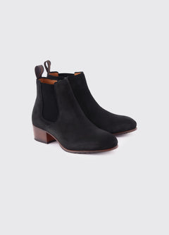 Bray Chelsea Boot - Black Suede