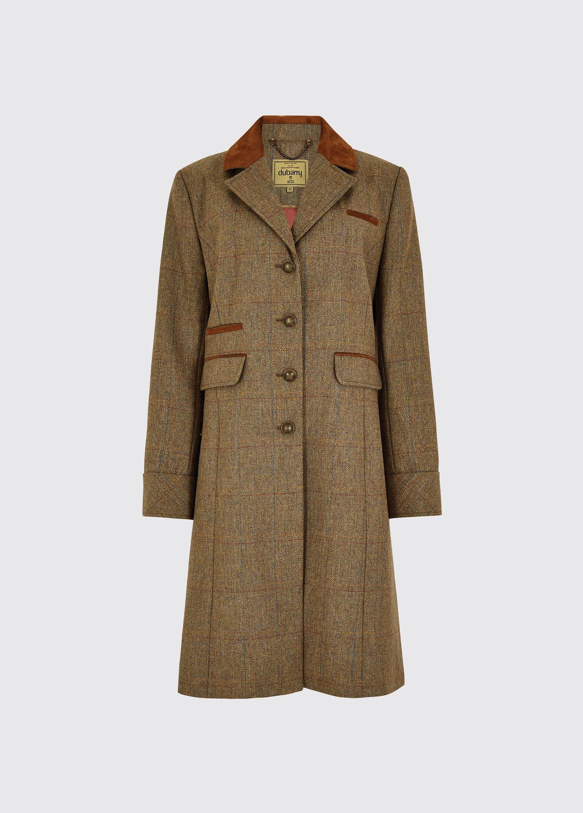 Veste Femme Tweed Marron RH Mears - Taille 14 (38) - Occasion Bon état Général