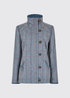 Bracken Tweed Coat - Denim Haze