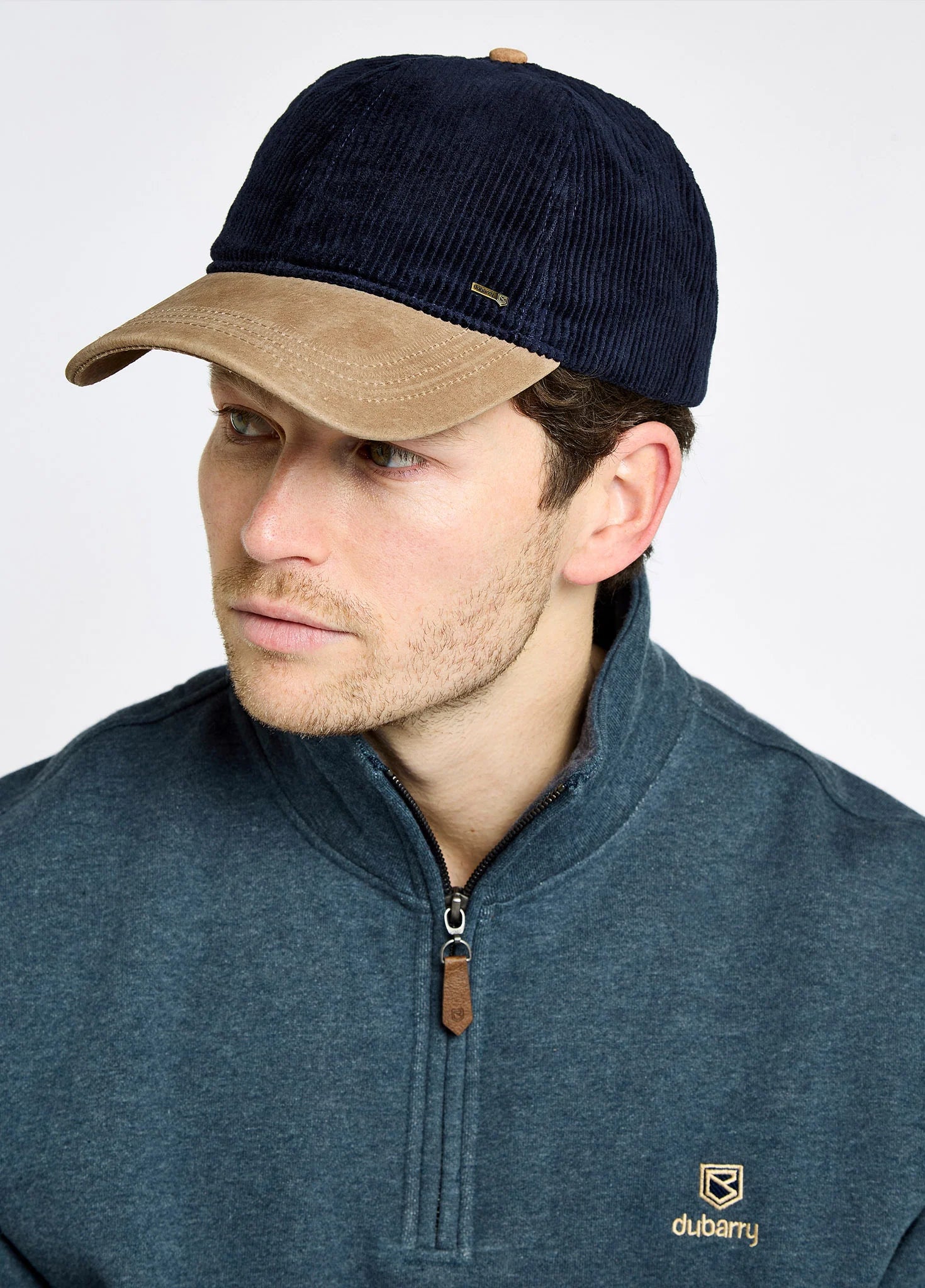 Marino Corduroy baseball Cap - Navy