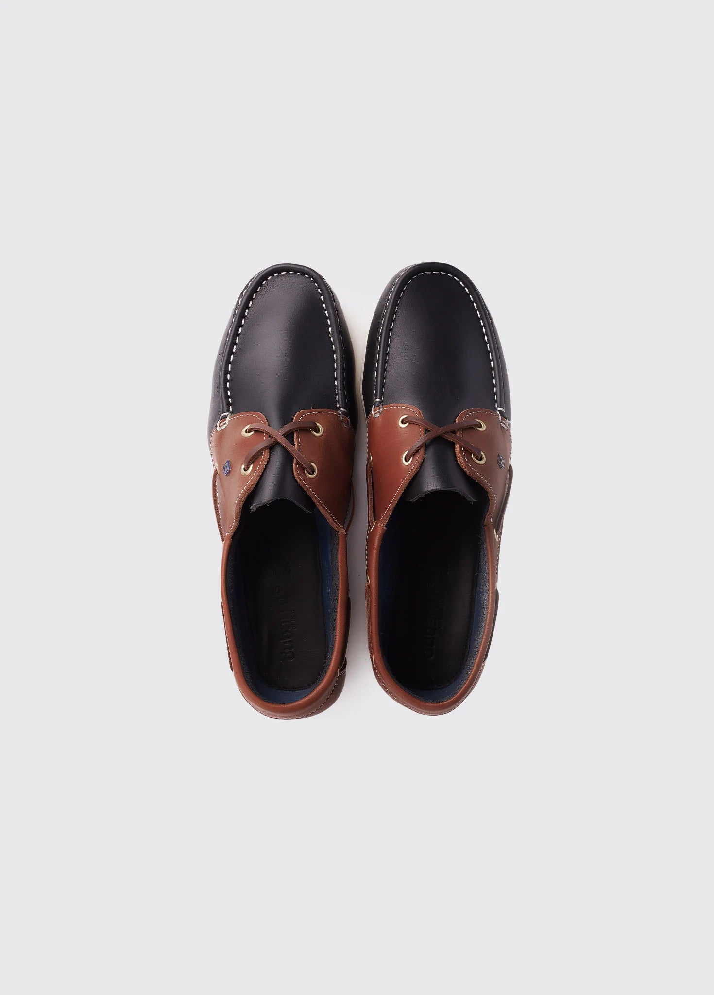 Admirals Deck Shoe - Navy/Brown