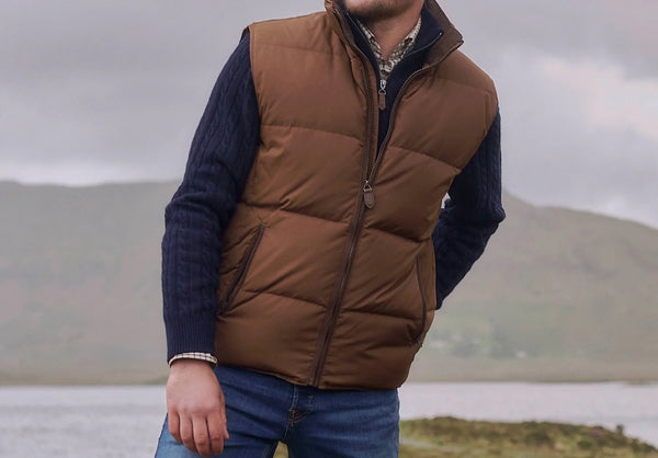 Graystown Down Gilet - Walnut hover image