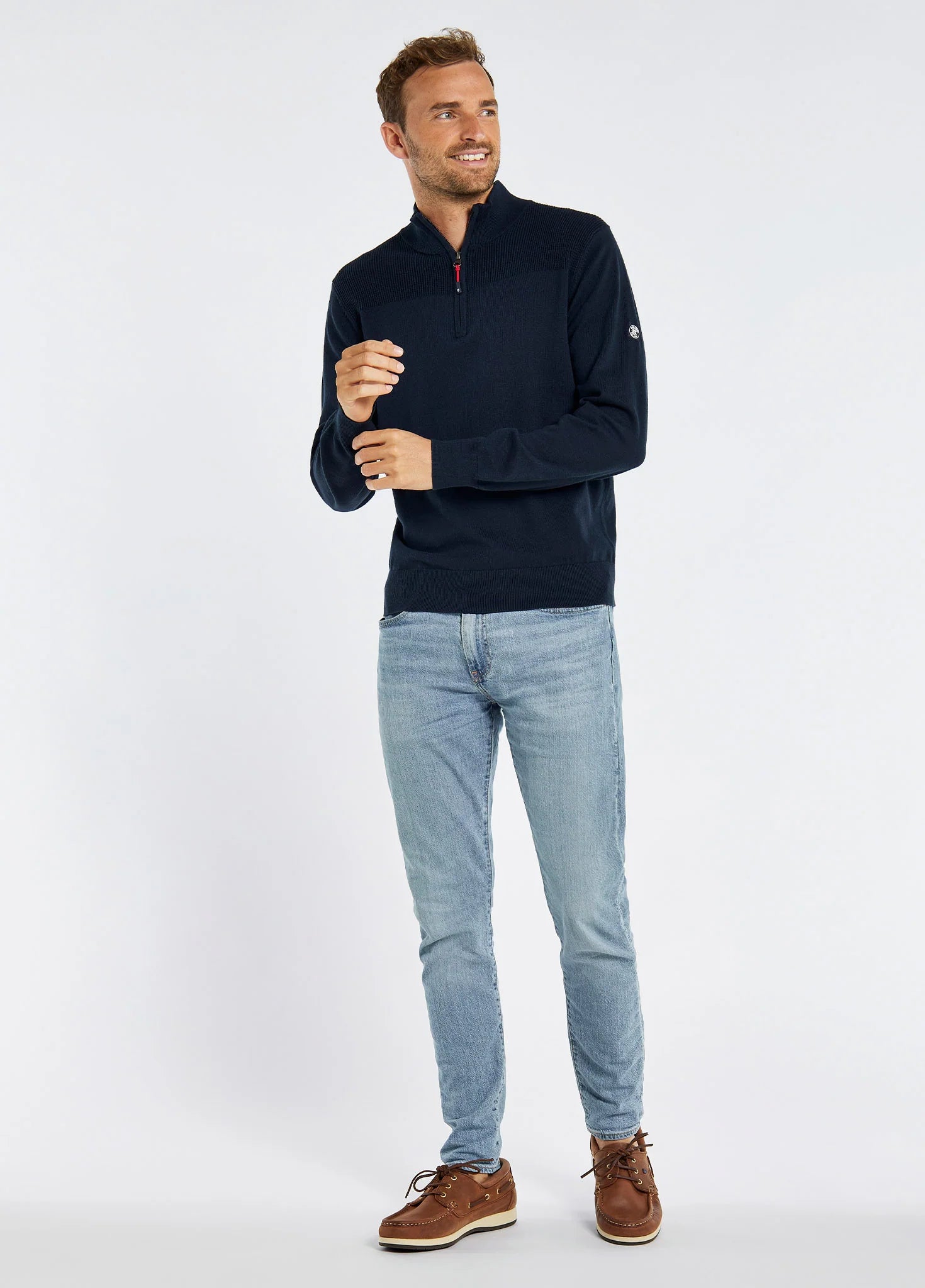 Richhill Cashmere Sweater - Navy